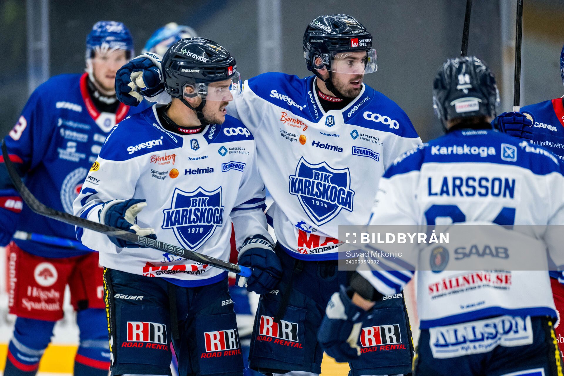 Karlskogas Viktor Lennartsson jublar