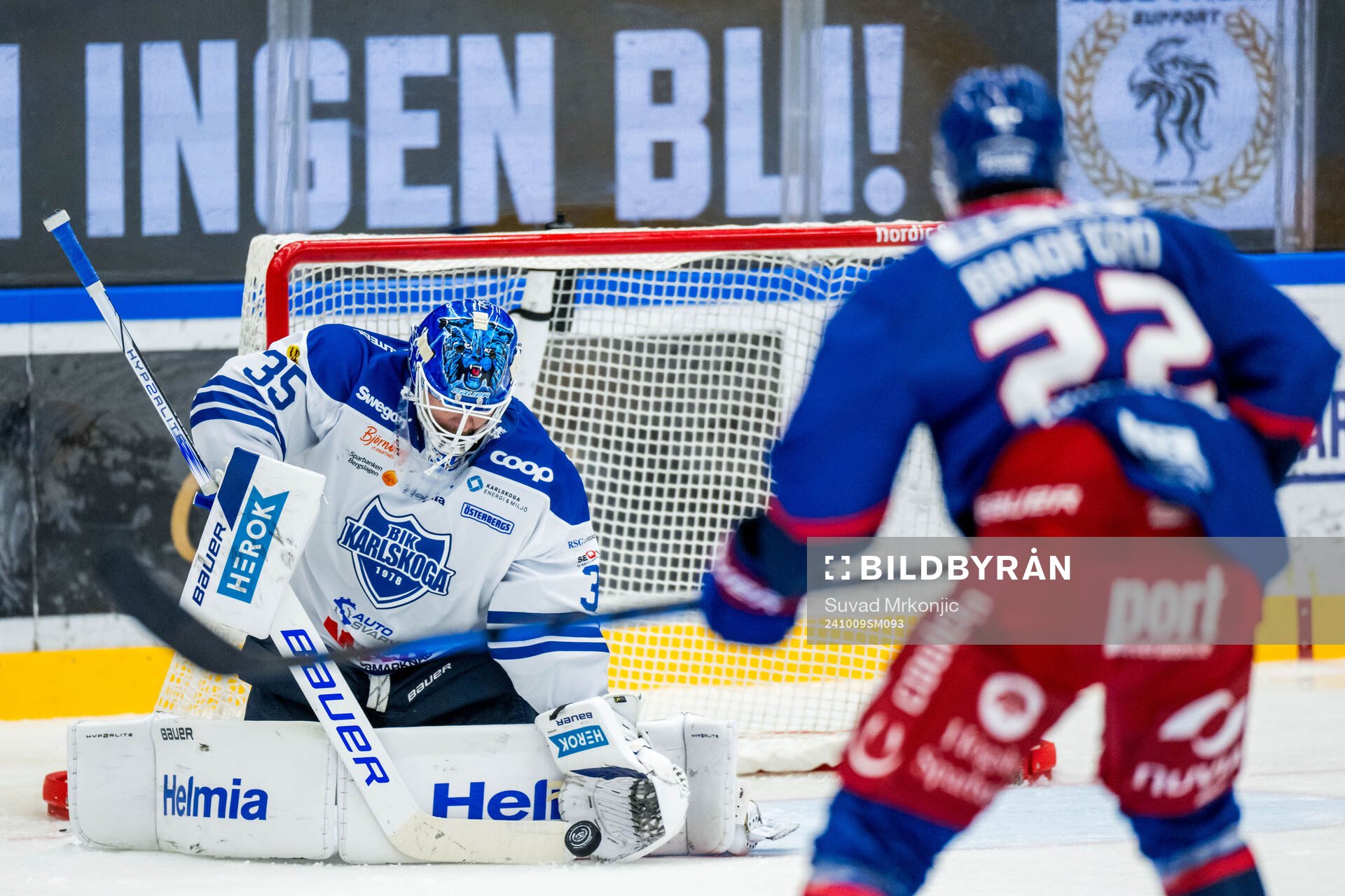Karlskogas målvakt Lars Volden