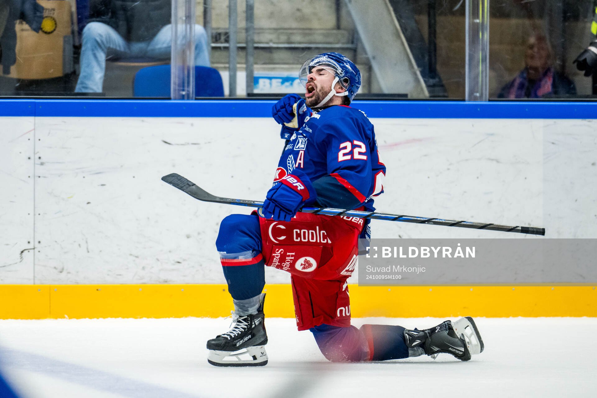 Oskarshamns Erik Reed Bradford jublar