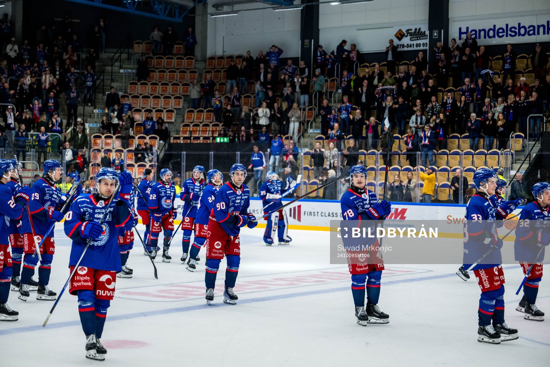Oskarshamns spelare i jublar