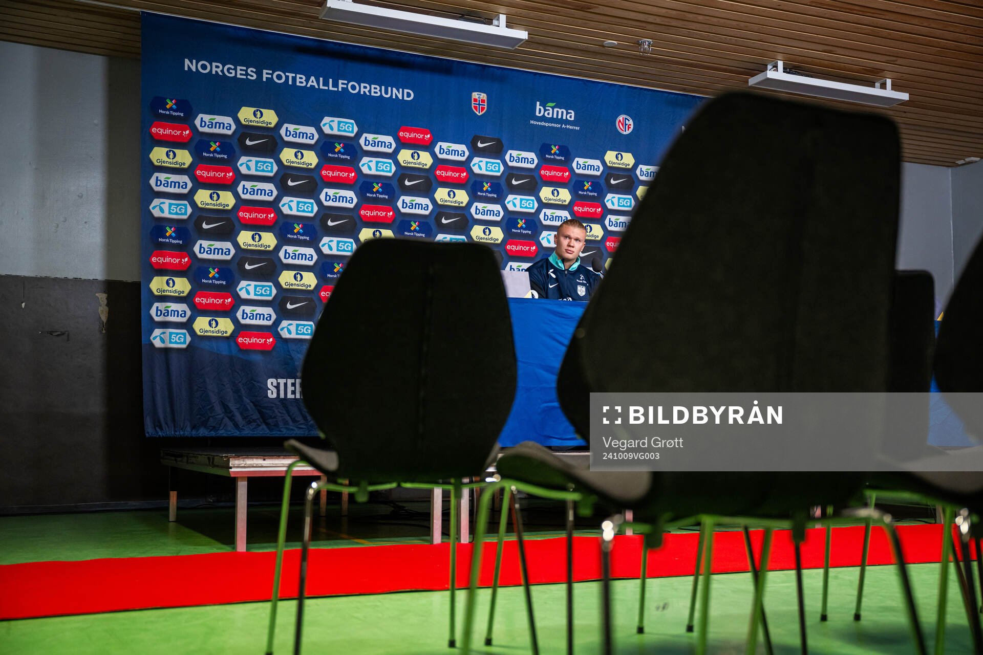 Erling Braut Haaland of the Norwegian national football team