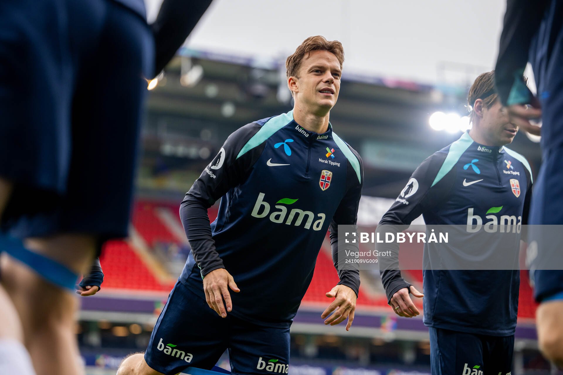 Felix Horn Myhre of the Norwegian national football team