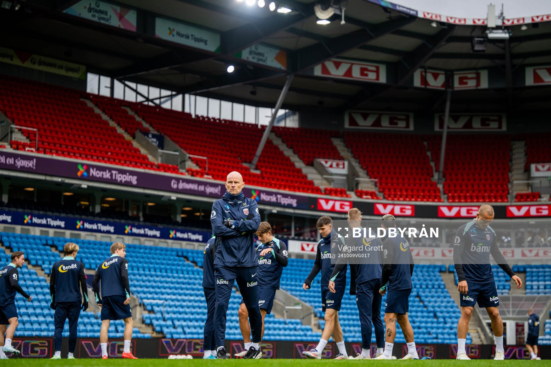 Ståle Solbakken, head coach of the Norwegian national