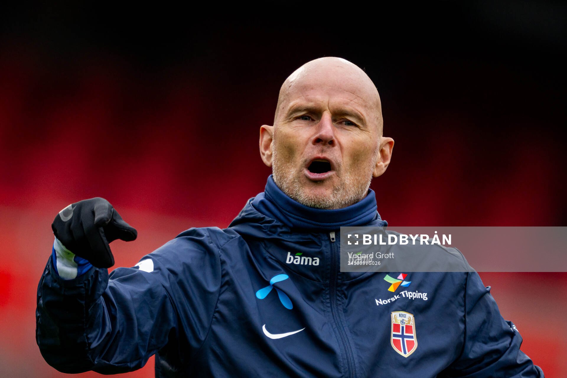 Ståle Solbakken, head coach of the Norwegian national