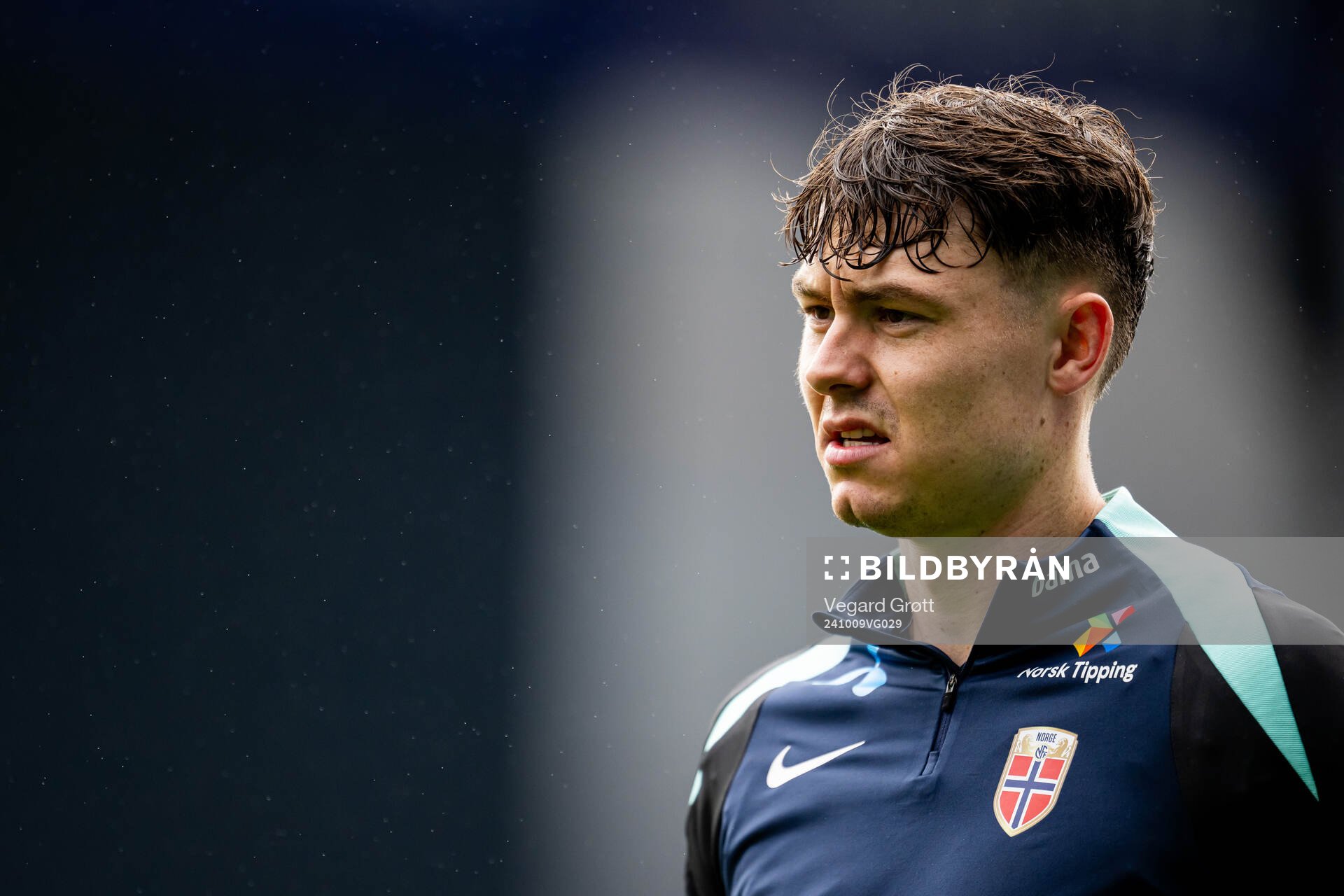 Jørgen Strand Larsen of the Norwegian national football