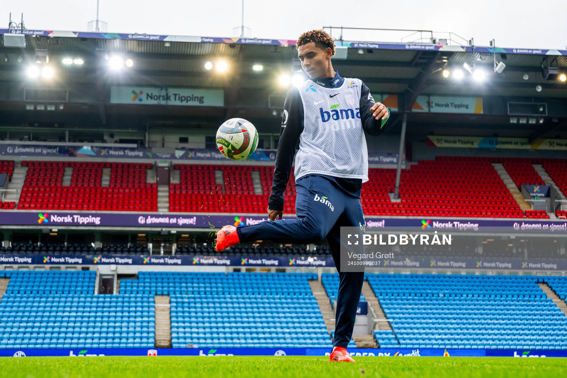 Antonio Nusa of the Norwegian national football team