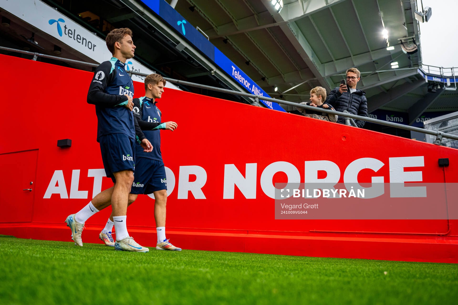 Felix Horn Myhre and David Møller Wolfe of the Norwegian
