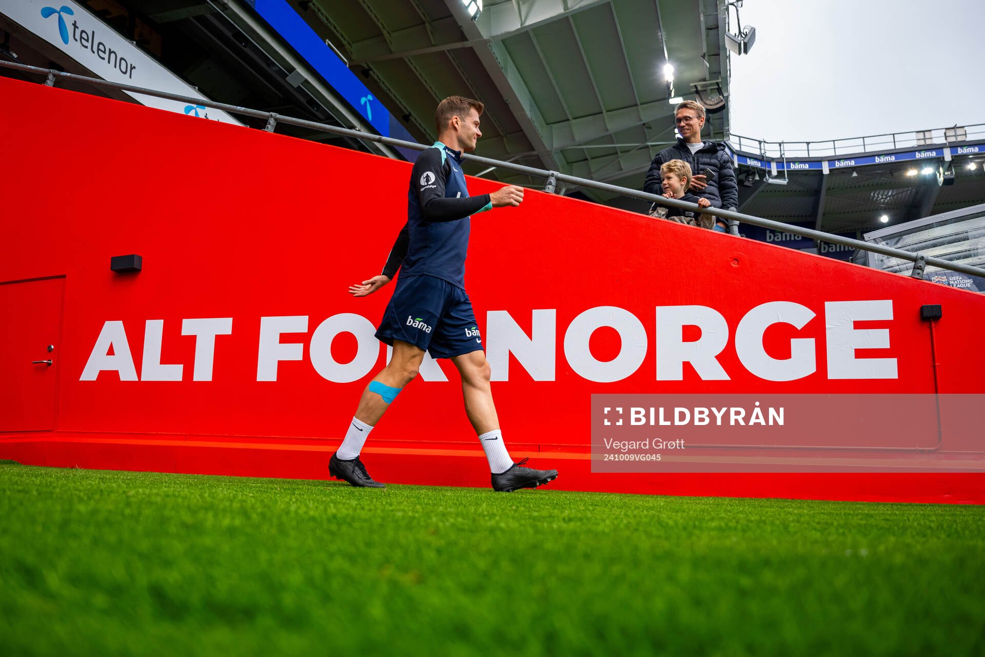 Alexander Sørloth of the Norwegian national football team