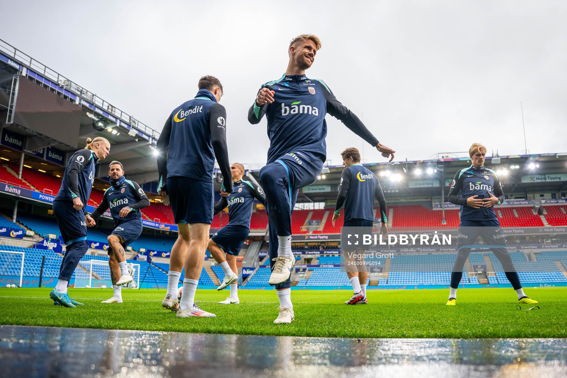 Kristoffer Ajer of the Norwegian national football team