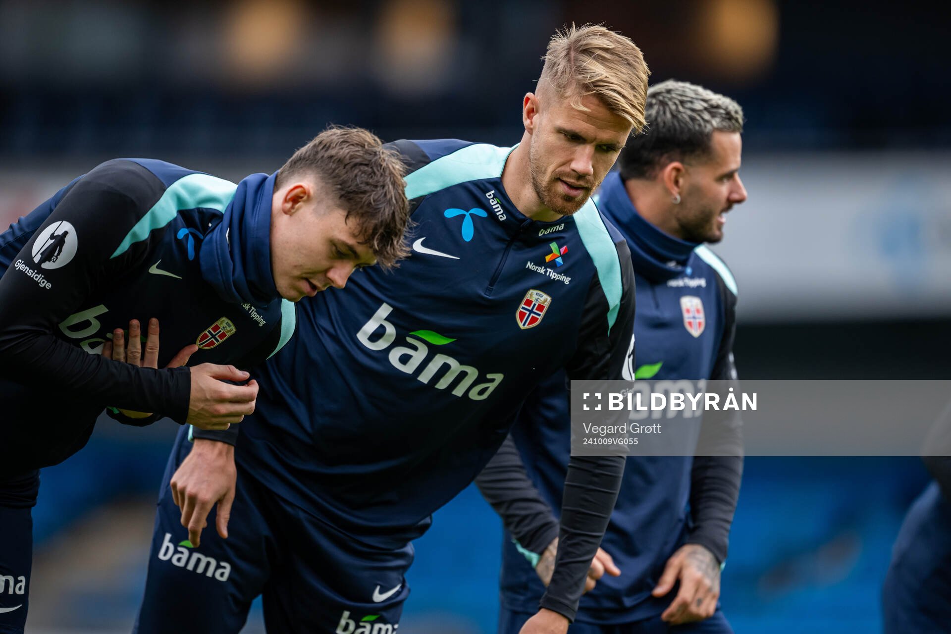 Kristoffer Ajer of the Norwegian national football team