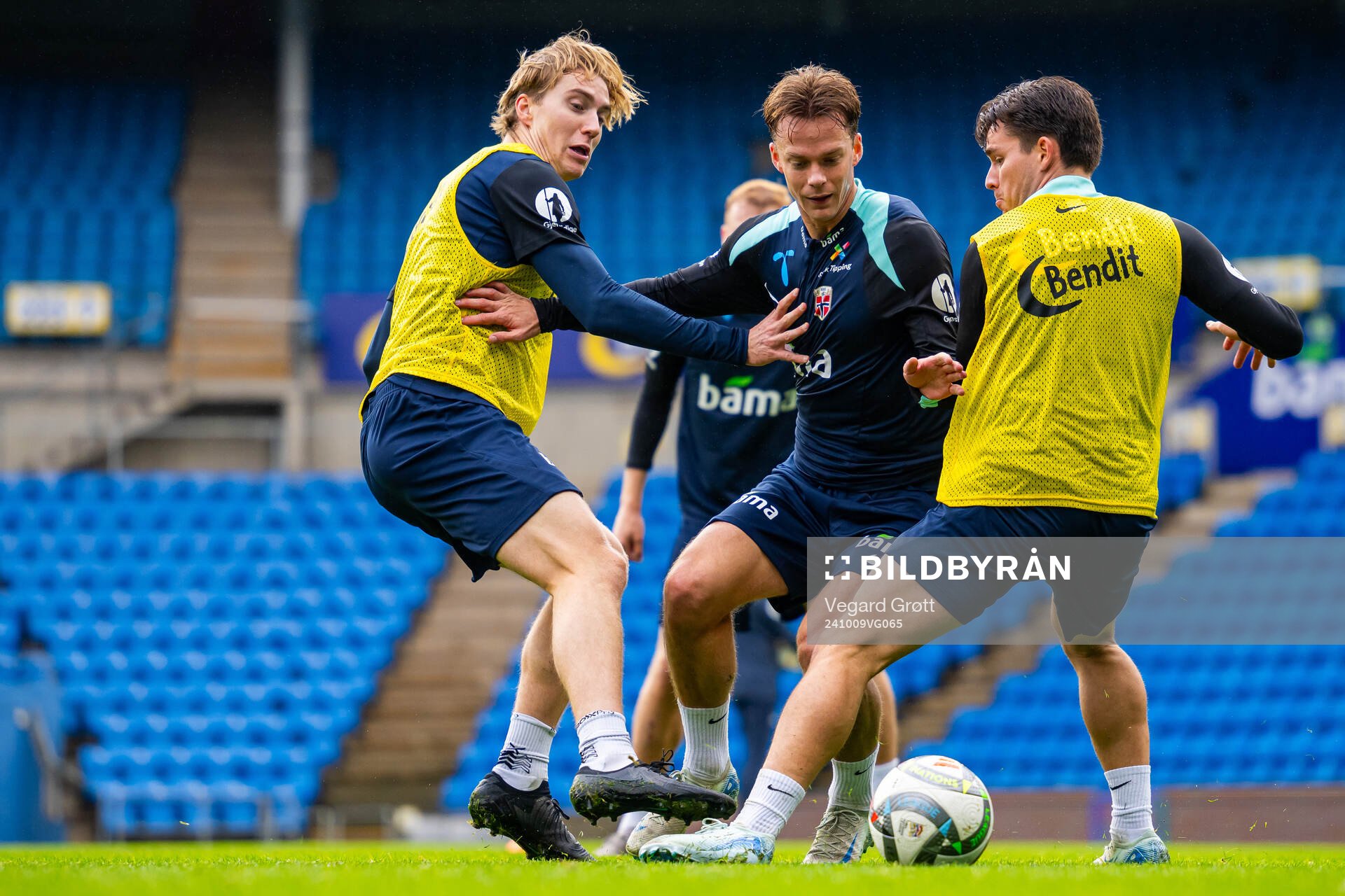 Kristian Thorstvedt, Felix Horn Myhre and Hugo Vetlesen of
