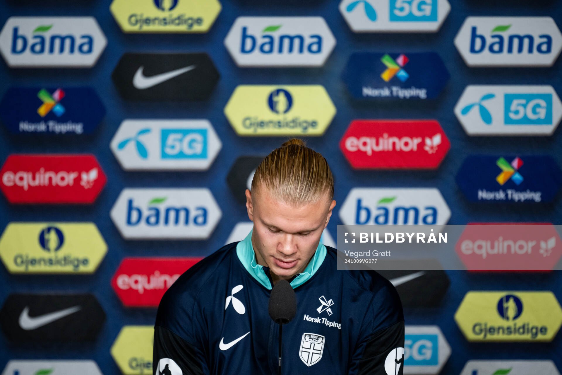 Erling Braut Haaland of the Norwegian national football team