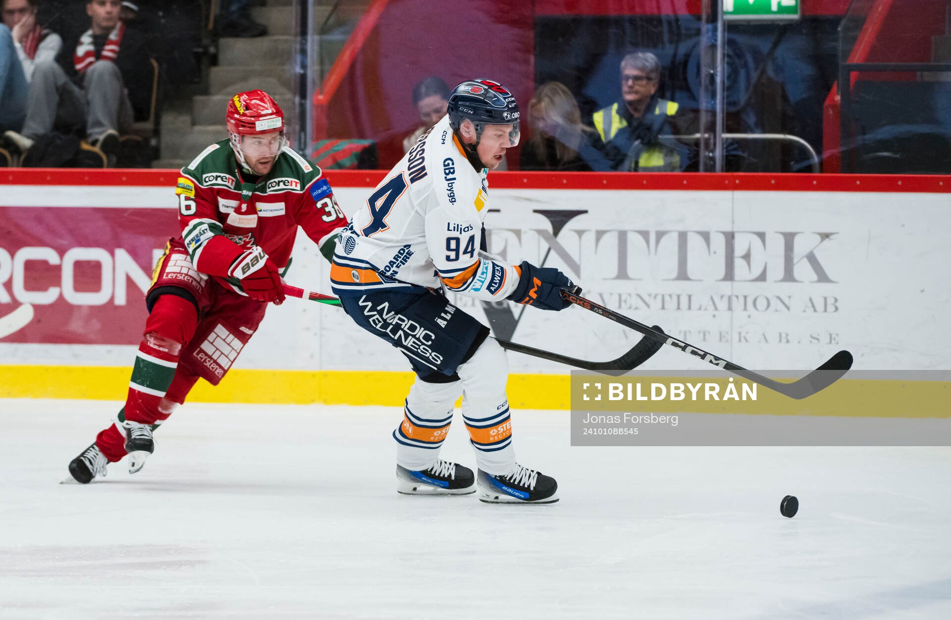 MoDos Sebastian Ohlsson och Växjös Joel Persson