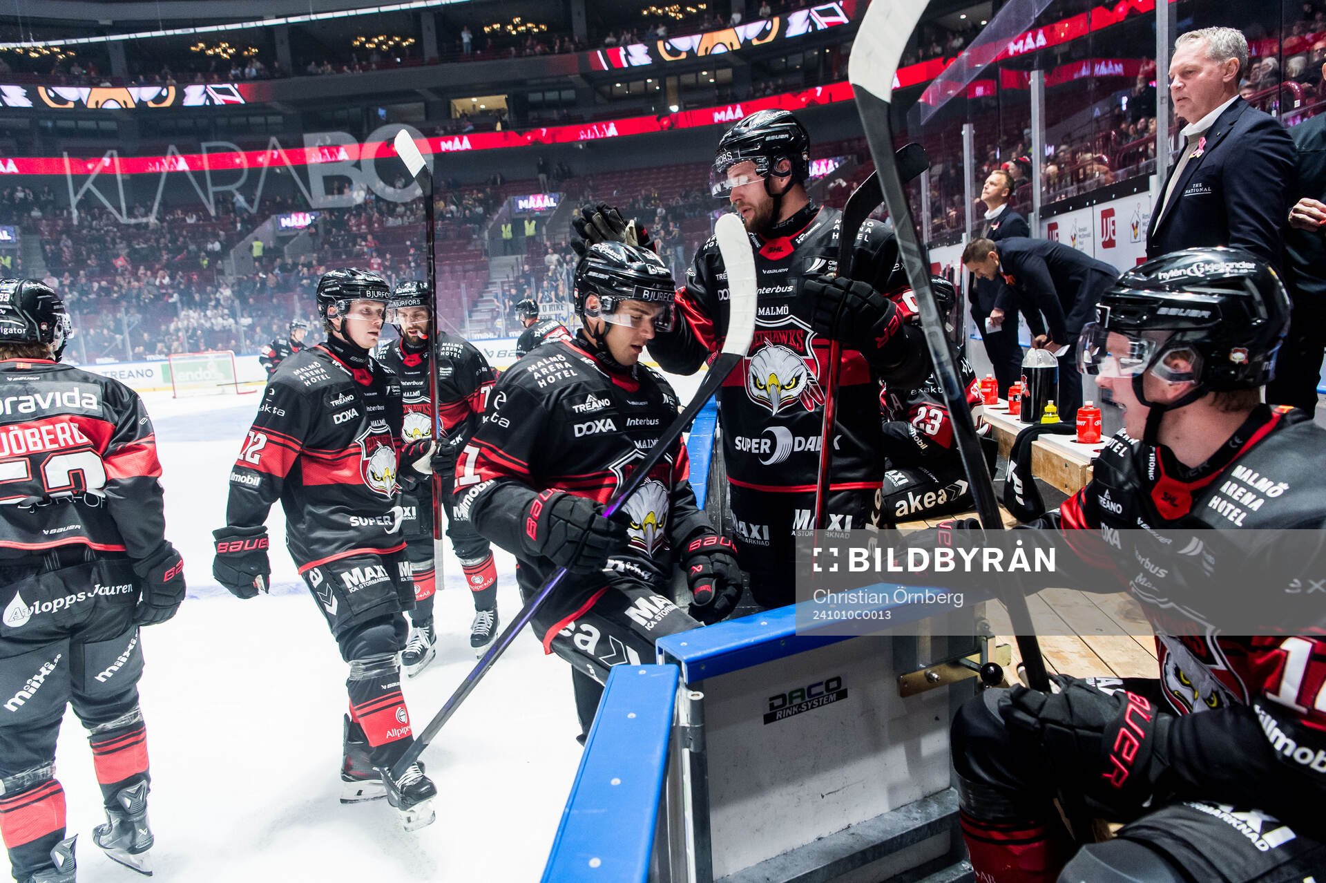 Malmö Redhawks Nikola Pasic jublar