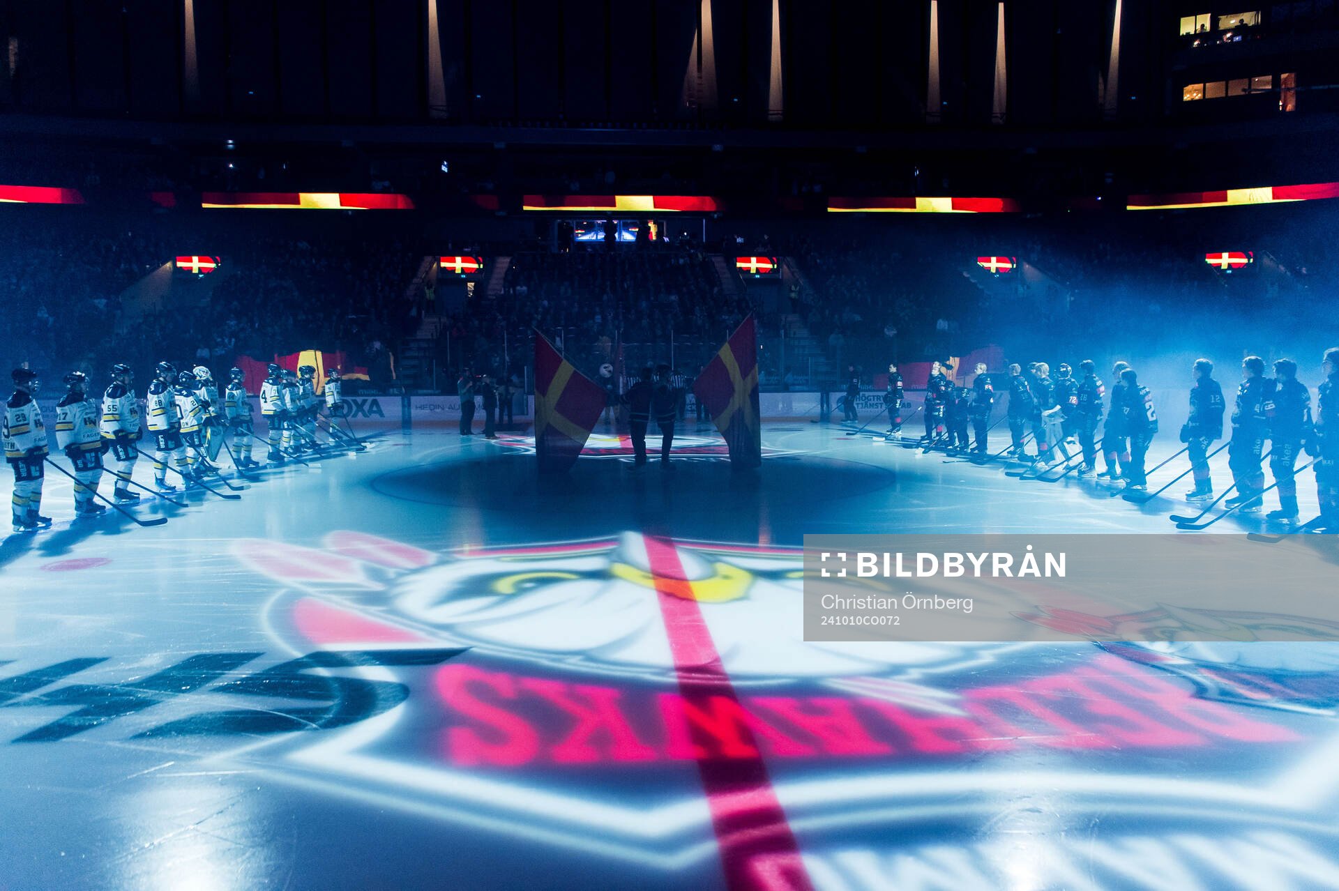 Lagen ställer upp i Malmö arena