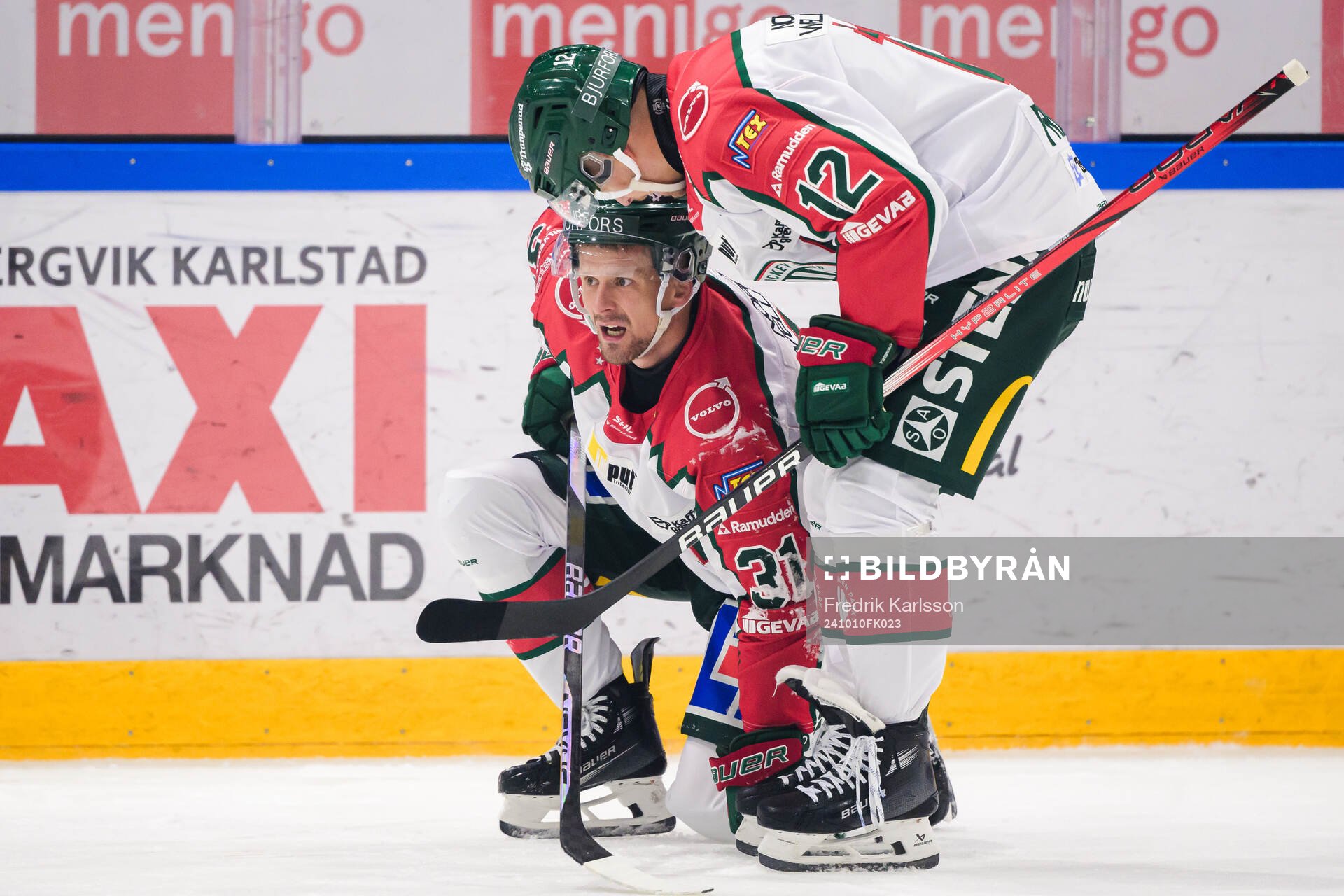 Frölundas Nicklas Lasu har ont