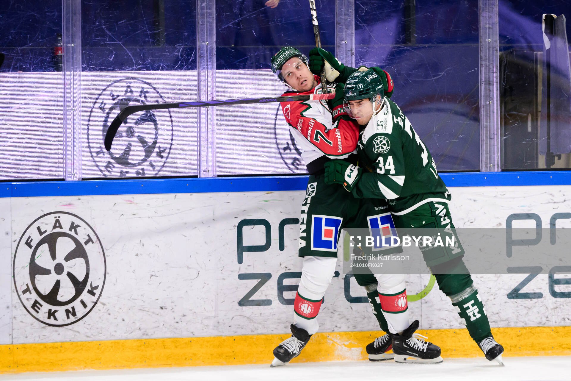 Frölundas Henrik Tömmernes och Färjestads Michael