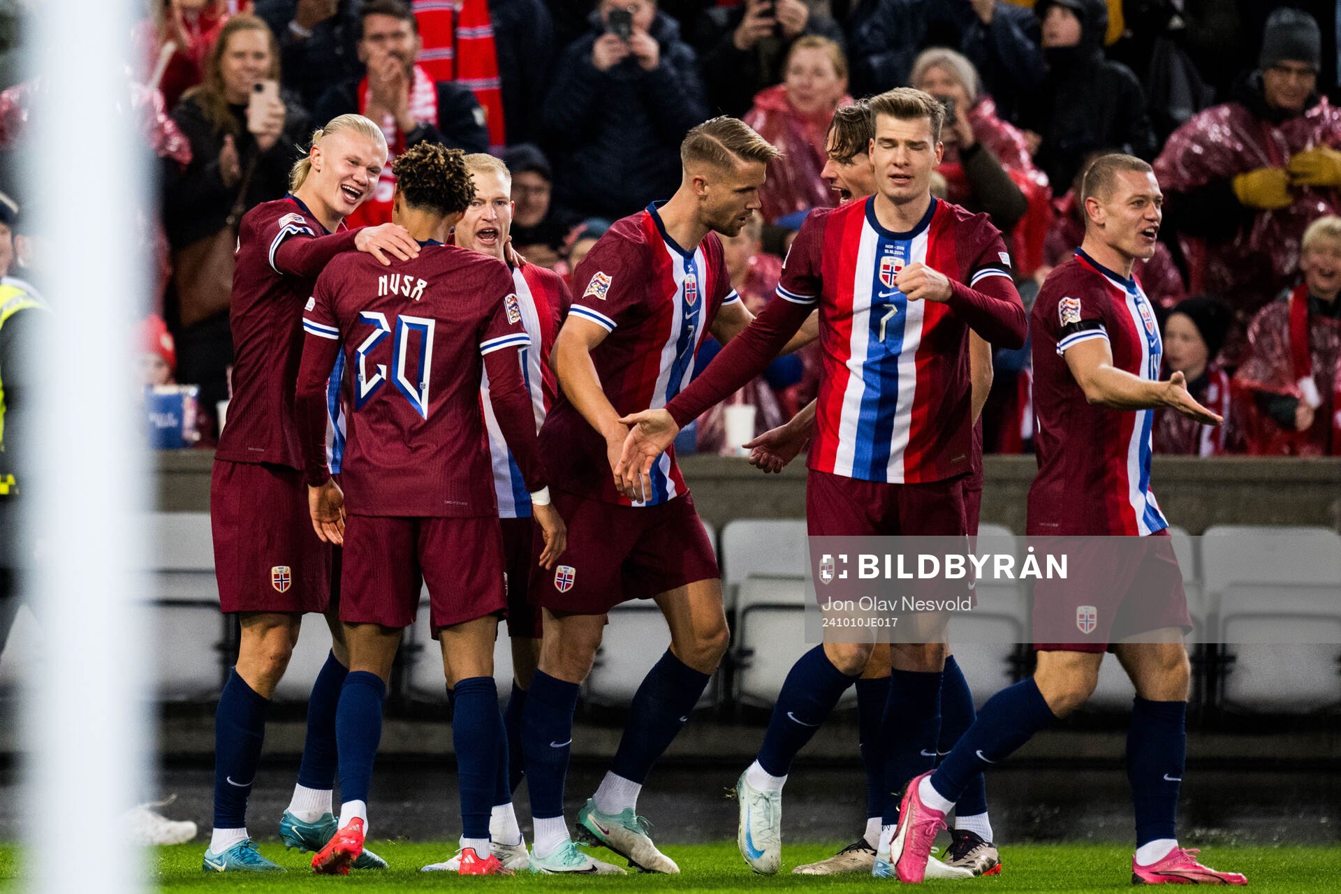 Erling Braut Haaland, Antonio Nusa and Alexander Sørloth
