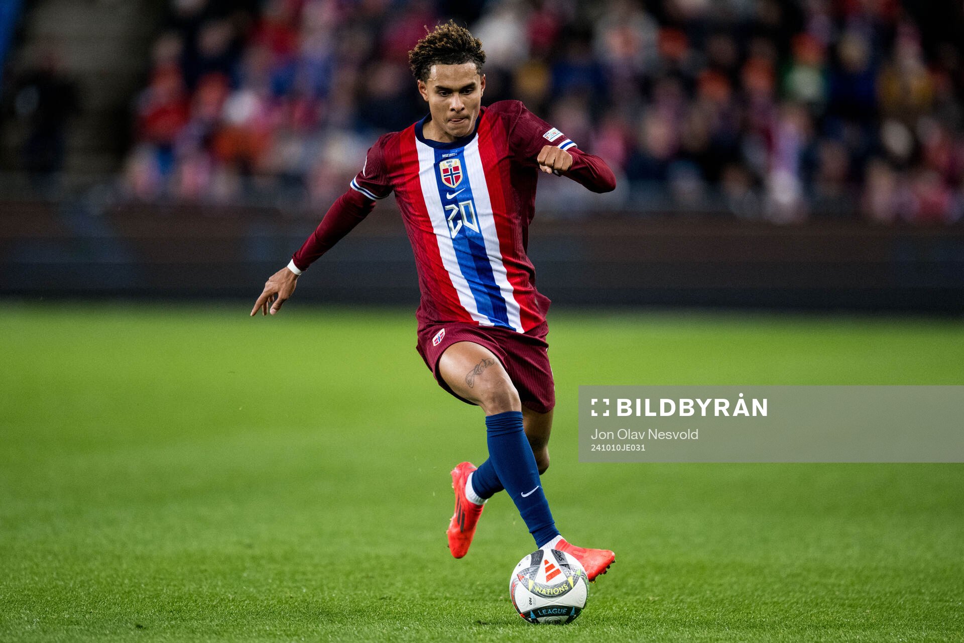 Antonio Nusa of Norway
