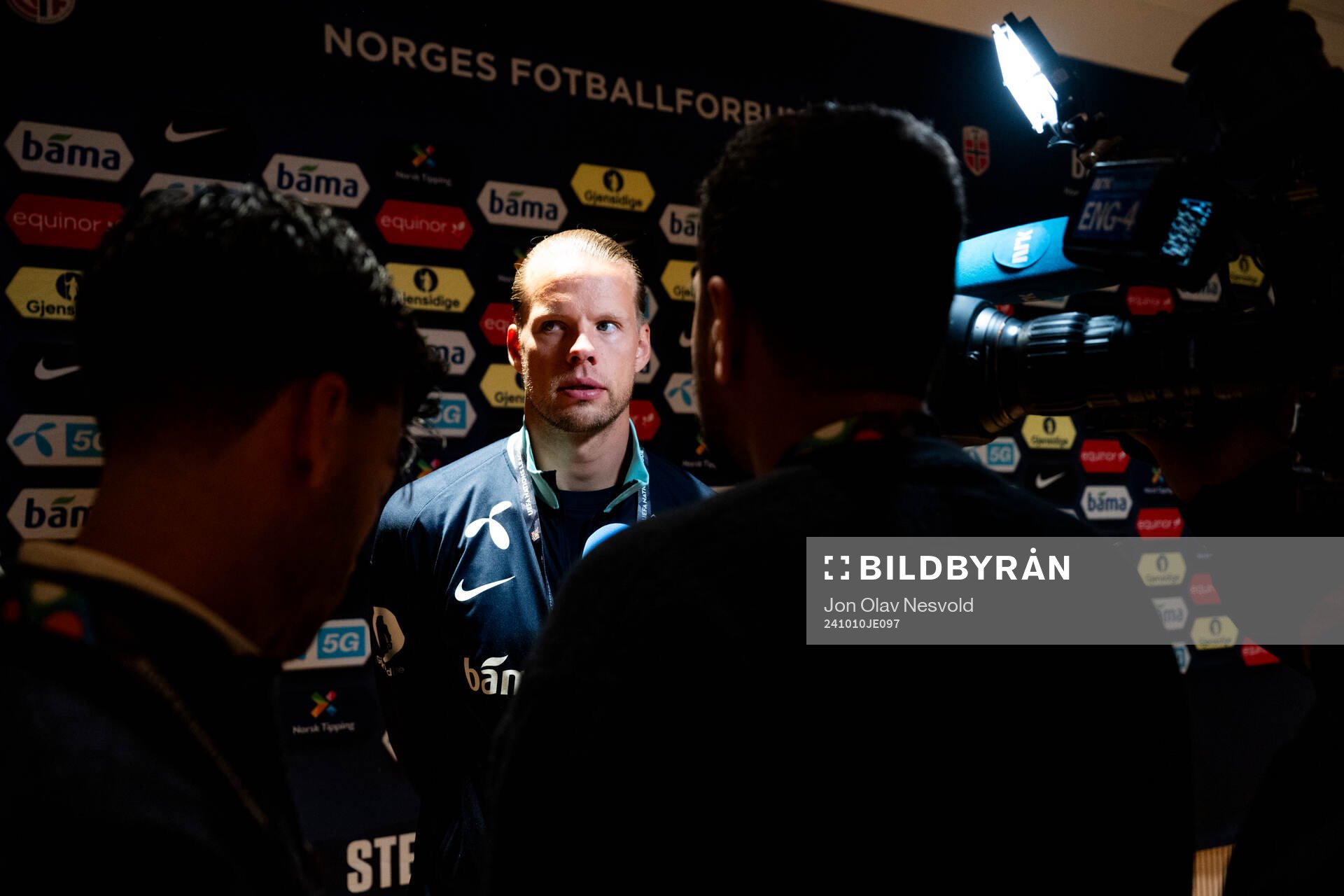 Goalkeeper Ørjan Håskjold Nyland of Norway