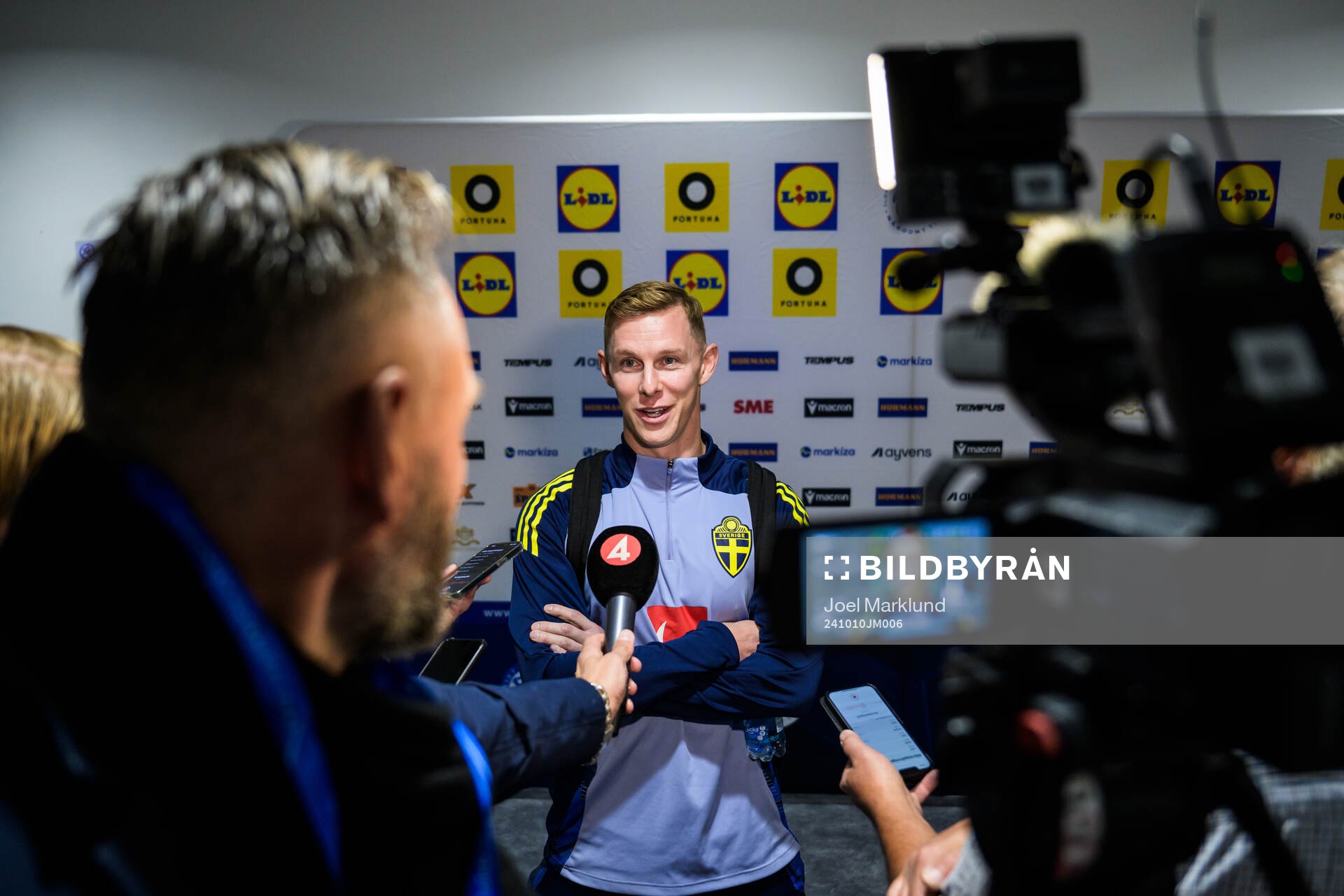 Emil Krafth of the Swedish men's national football team