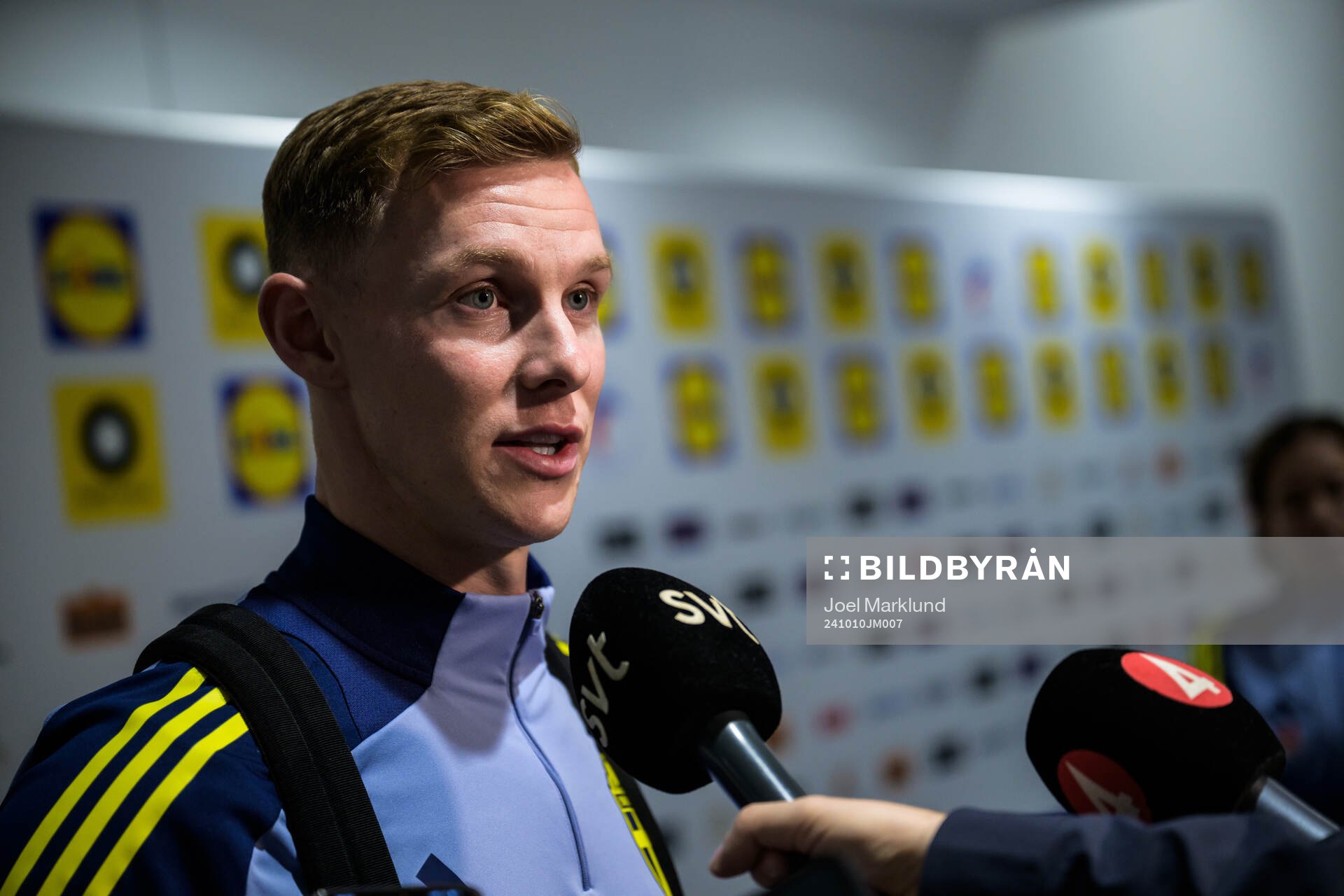Emil Krafth of the Swedish men's national football team