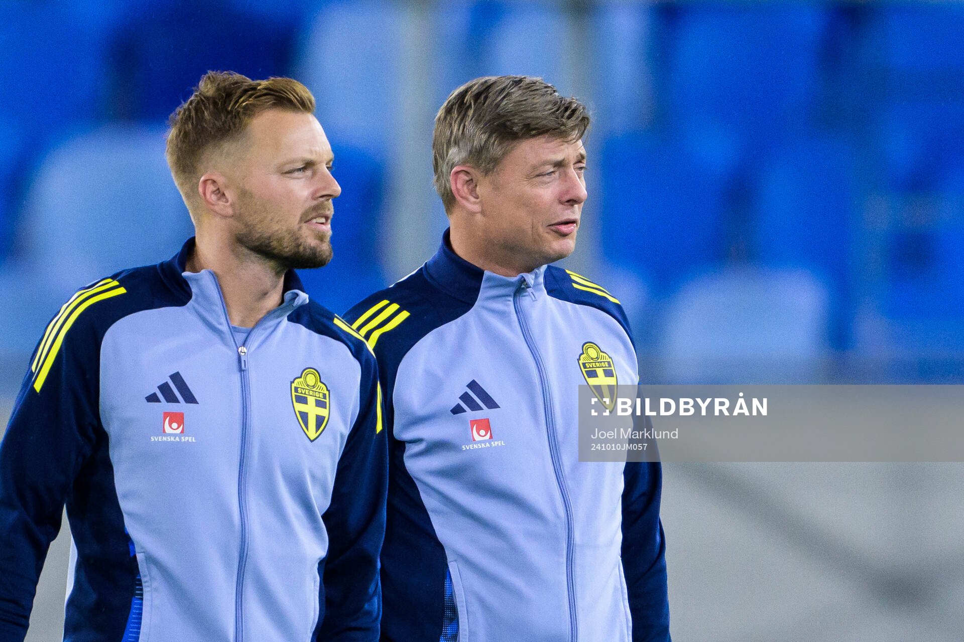 Assistant coach Sebastian Larsson and head coach Jon Dahl