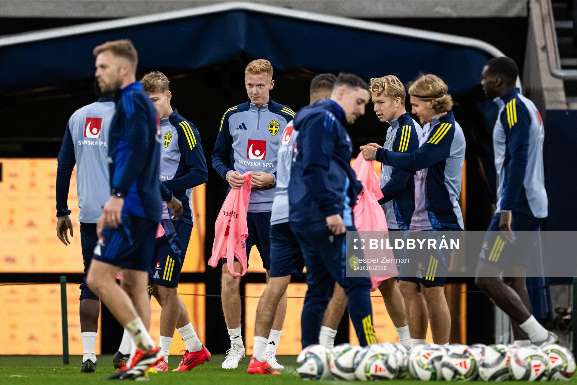 Hugo Larsson of the Swedish men's football national team at