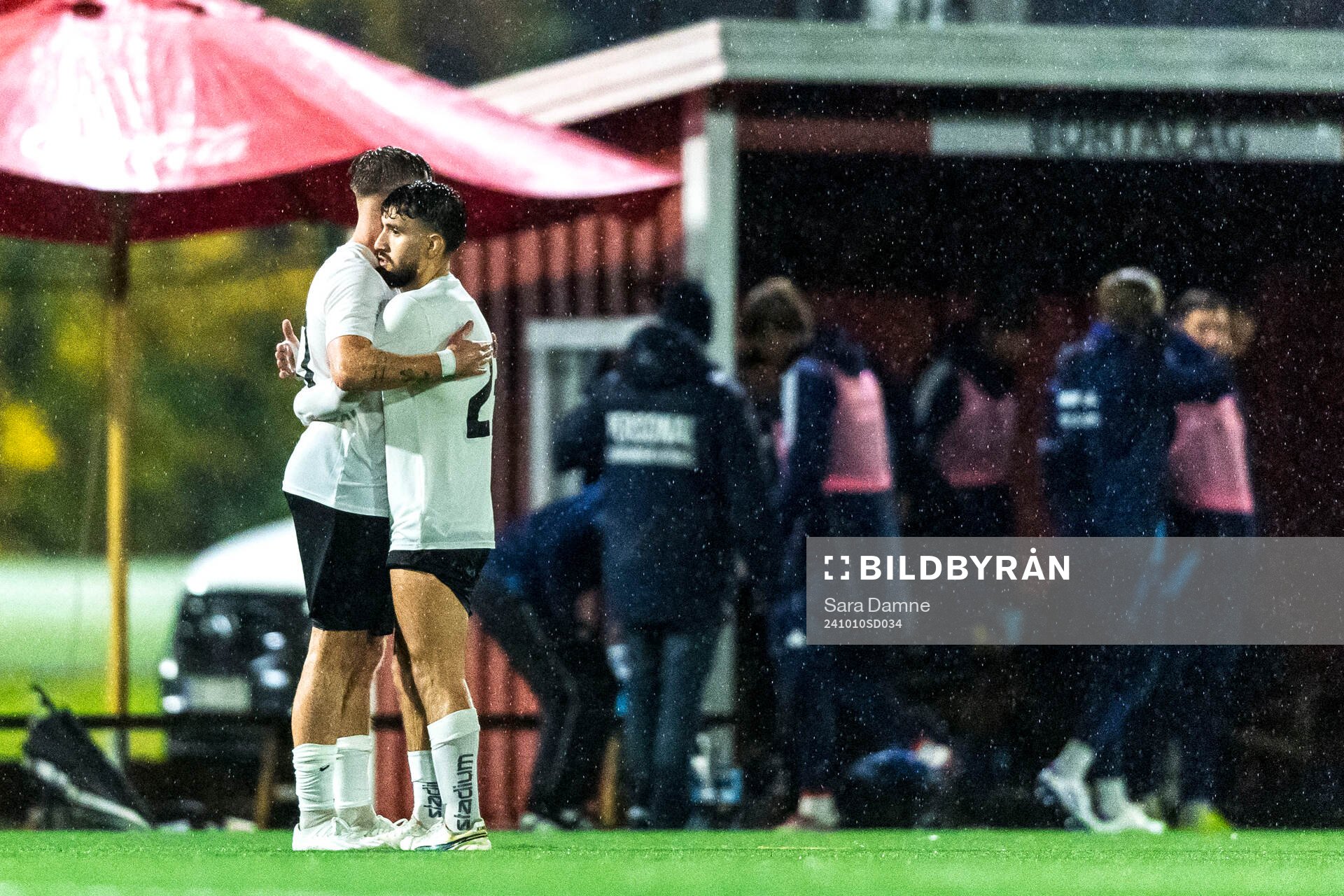 FC Järfällas Anthony Portilla deppar