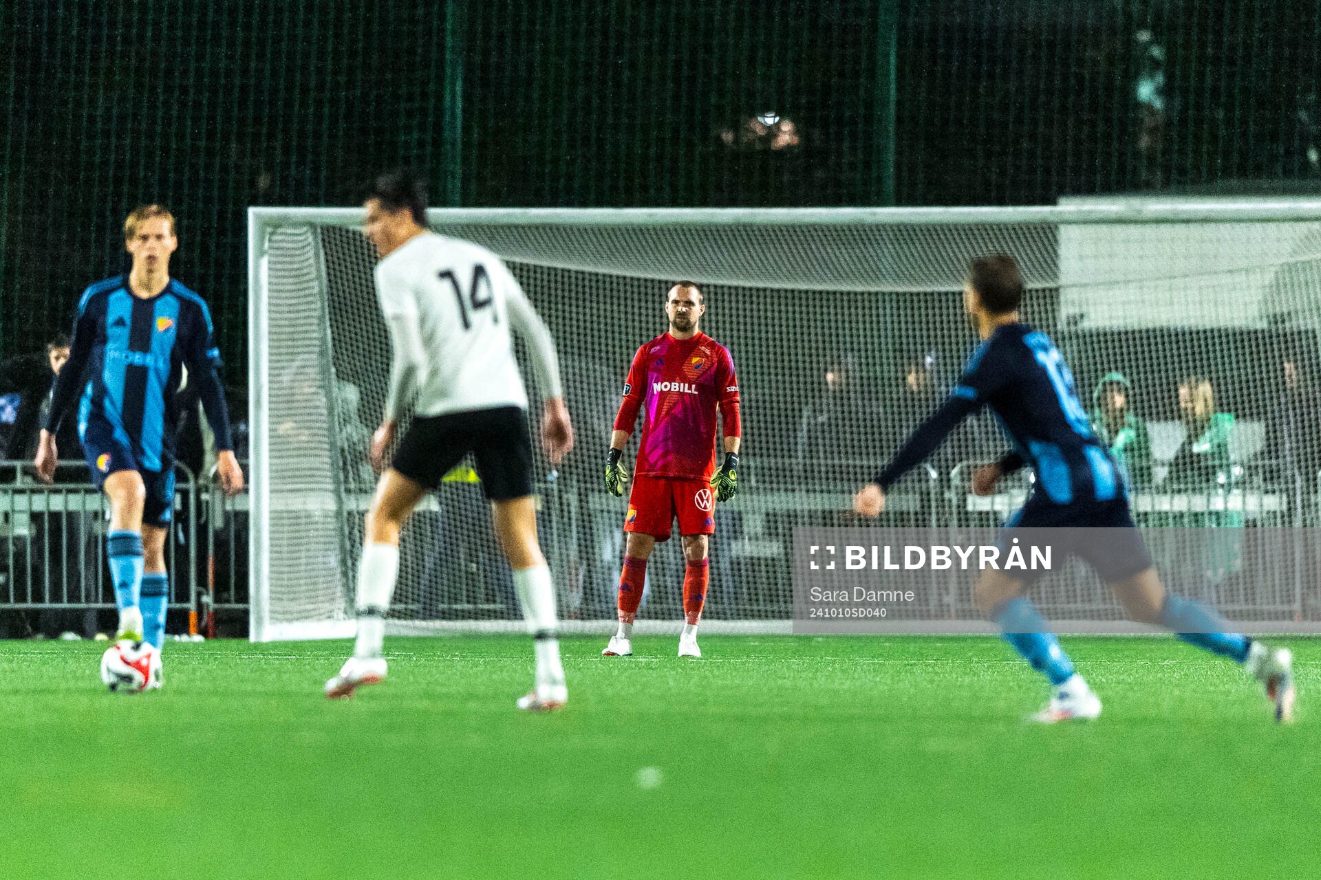 Djurgårdens målvakt Oscar Jansson