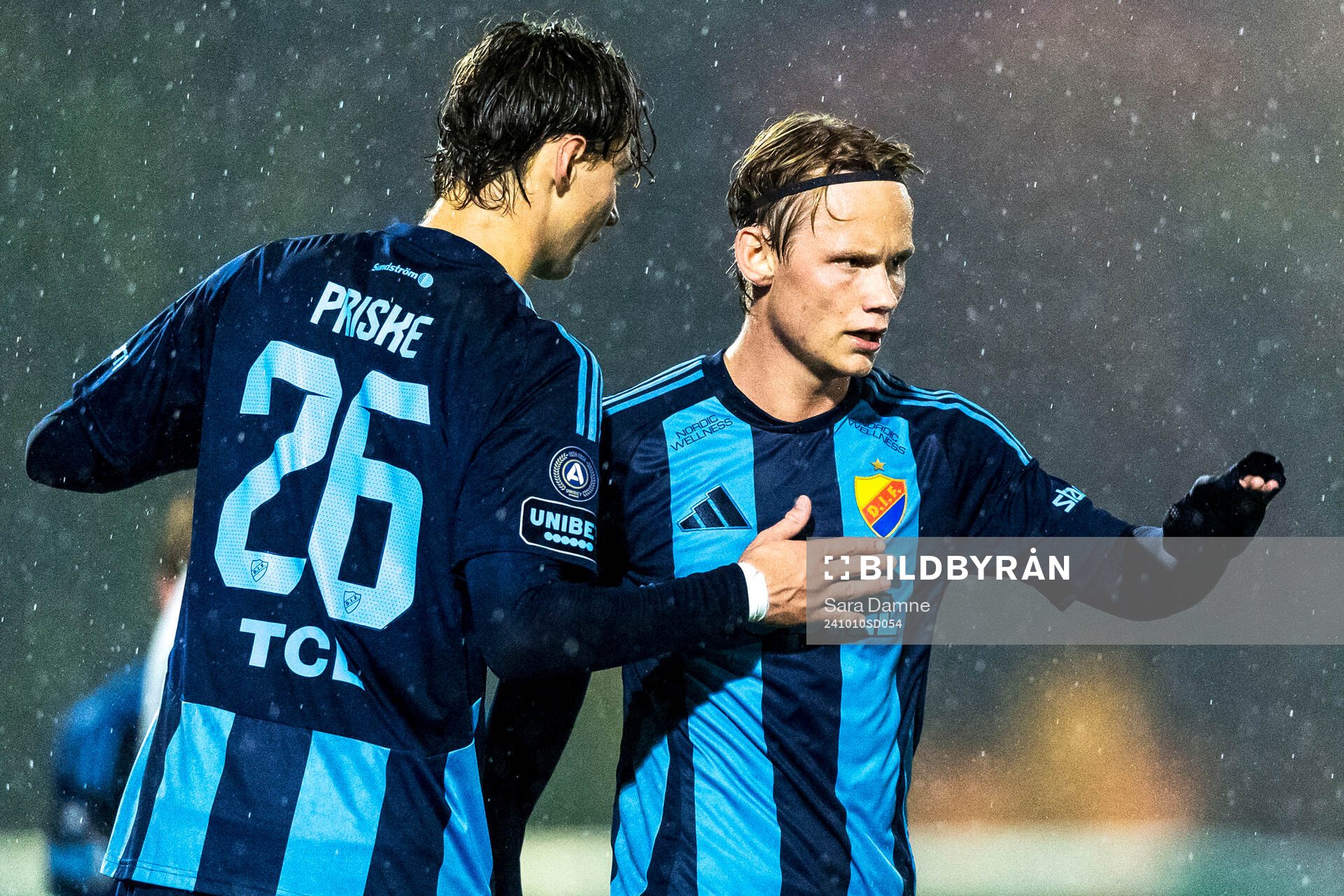 Djurgårdens August Priske Flyger och Tobias Gulliksen