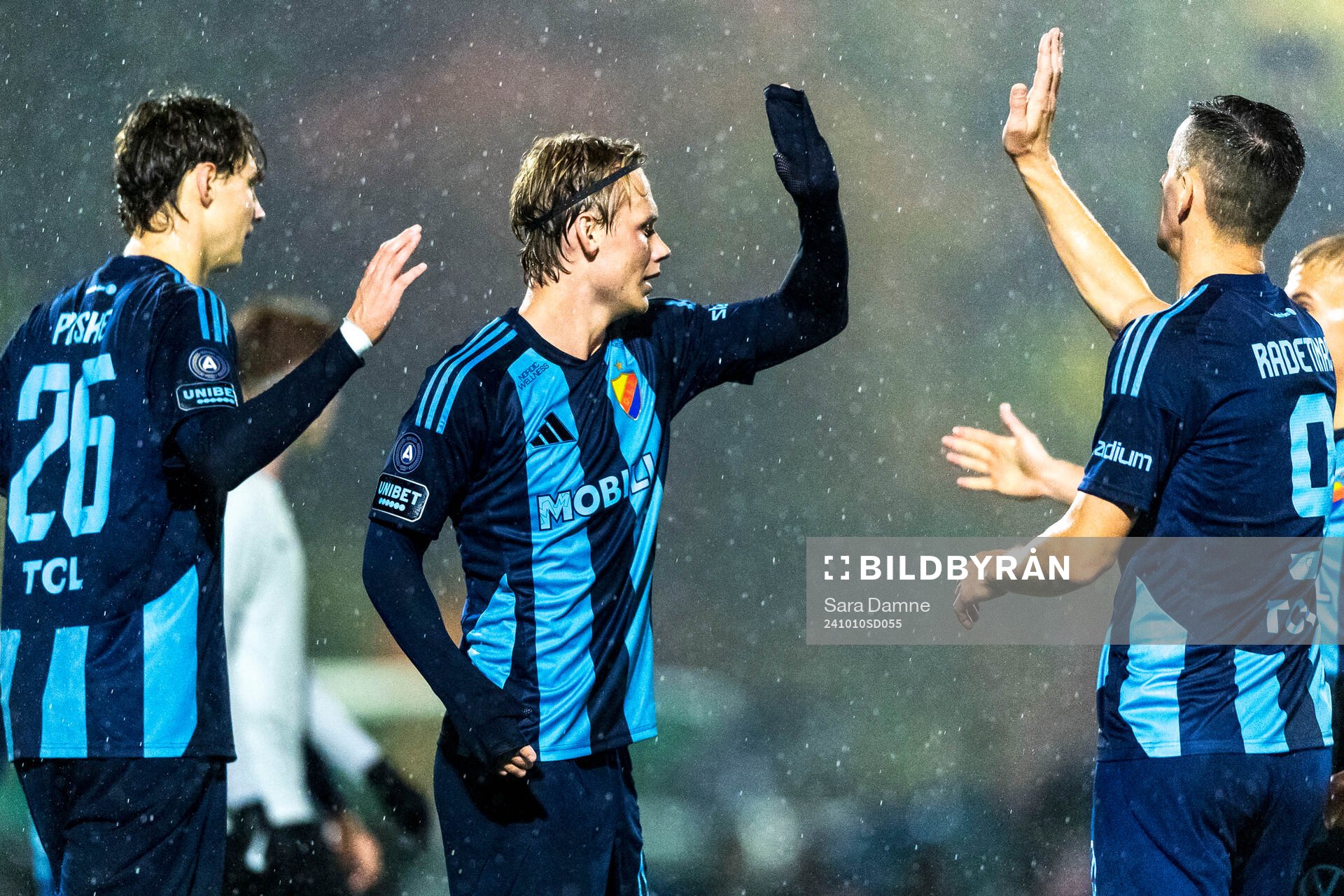 Djurgårdens Tobias Gulliksen jublar