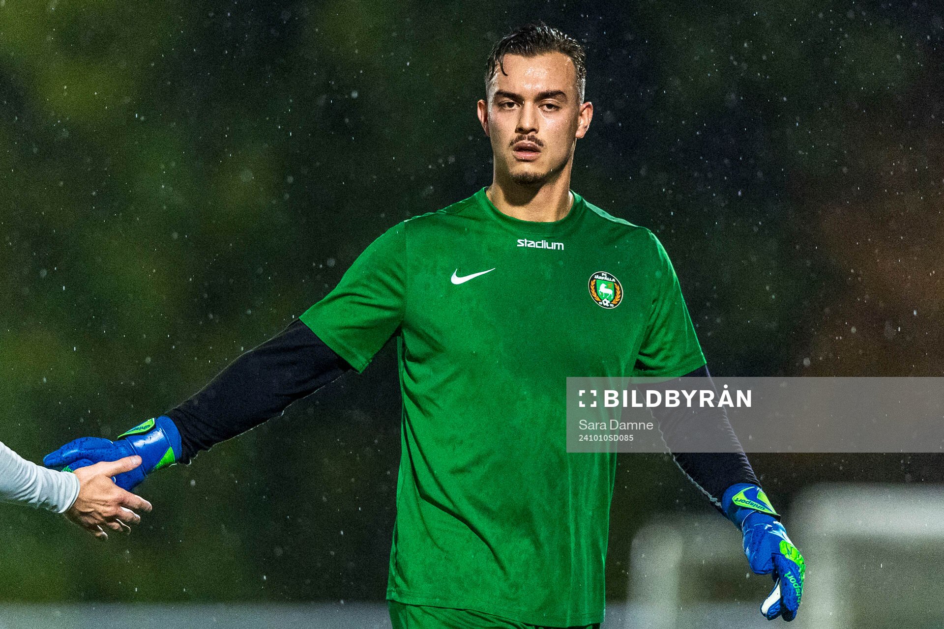 FC Järfällas målvakt Christos Liantas