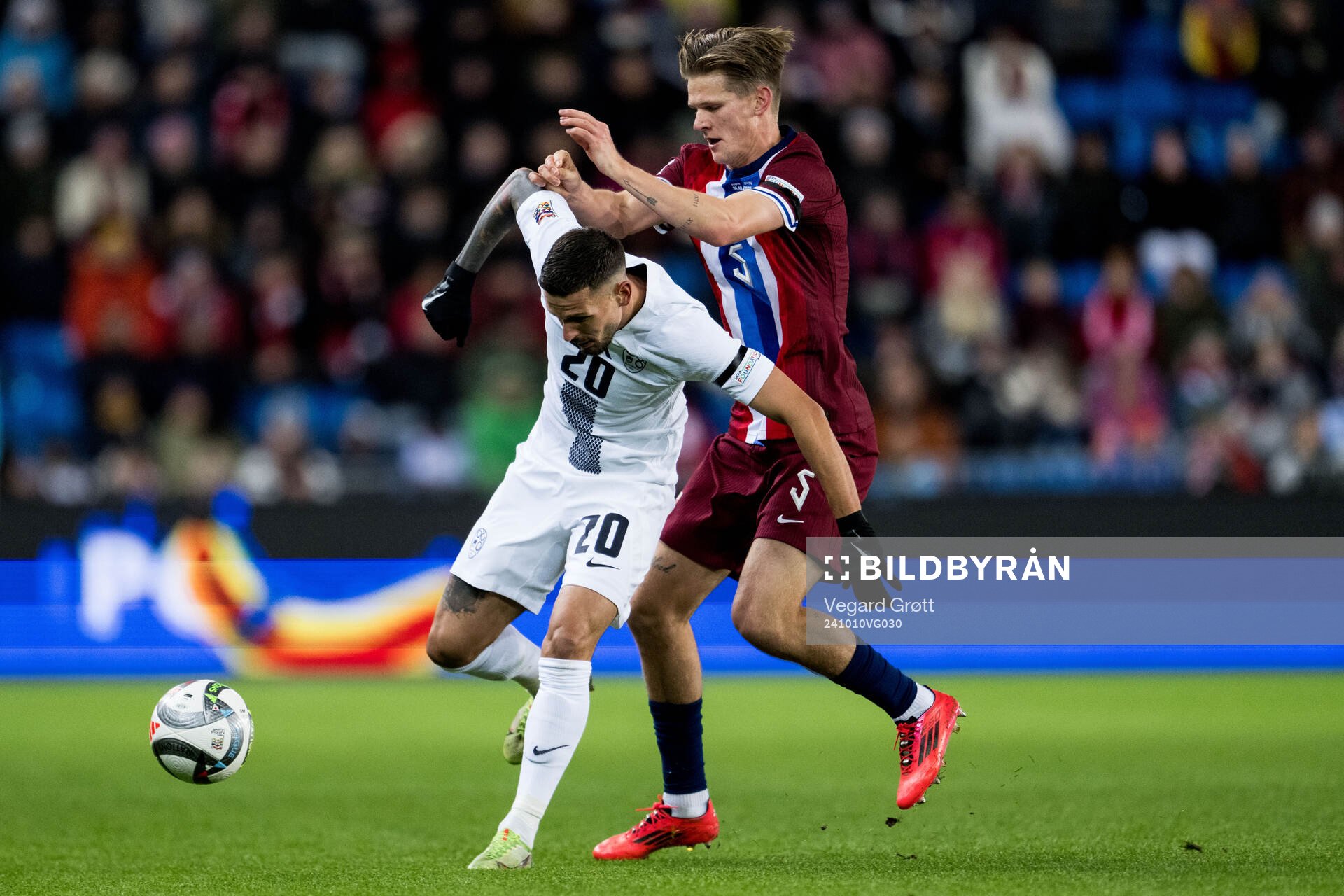 Petar Stojanovic of Slovenia and David Møller Wolfe of