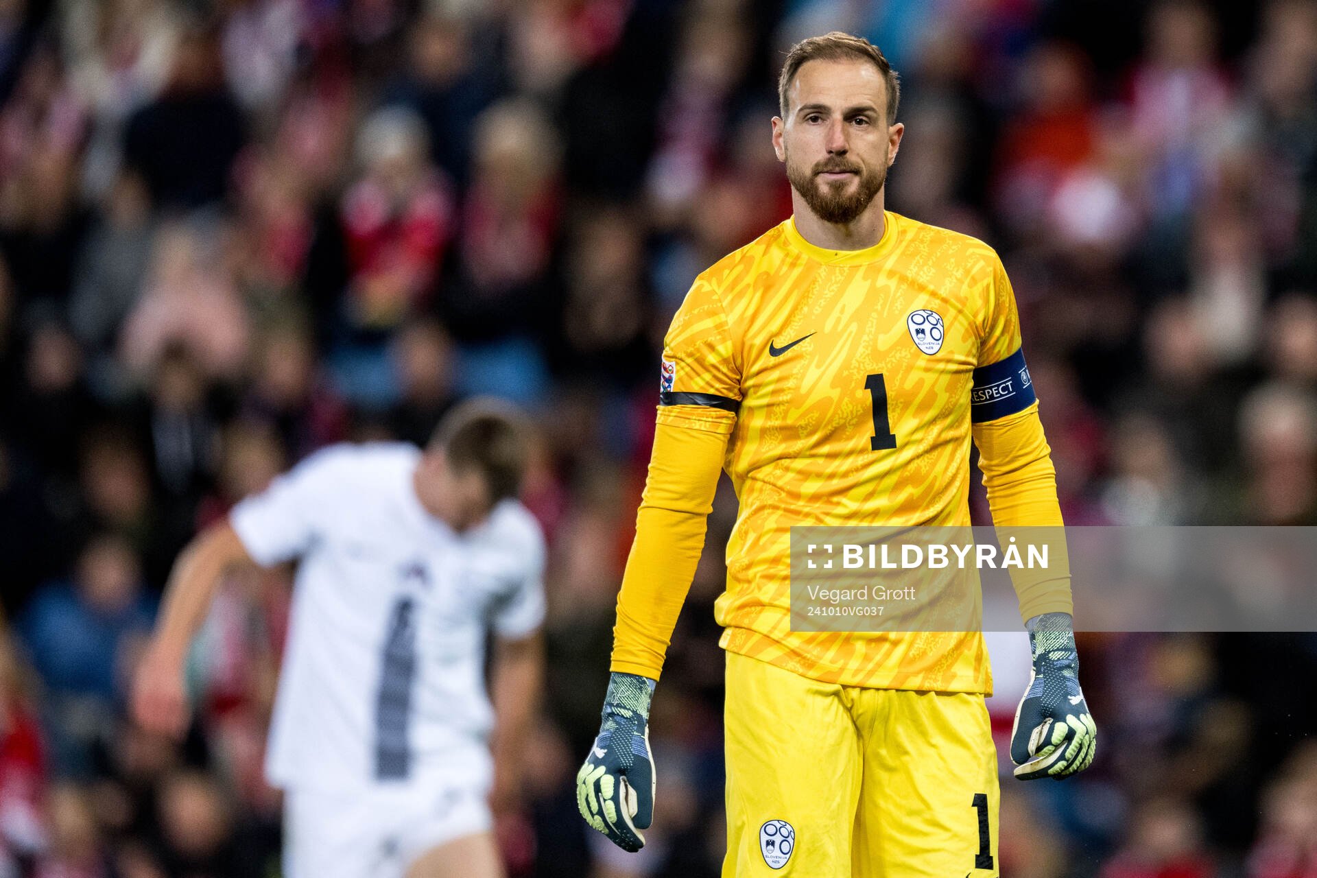 Goalkeeper Jan Oblak of Slovenia