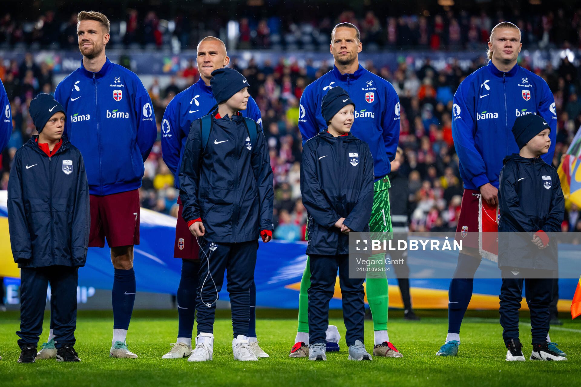 Kristoffer Ajer, Leo Skiri Østigård, goalkeeper Ørjan
