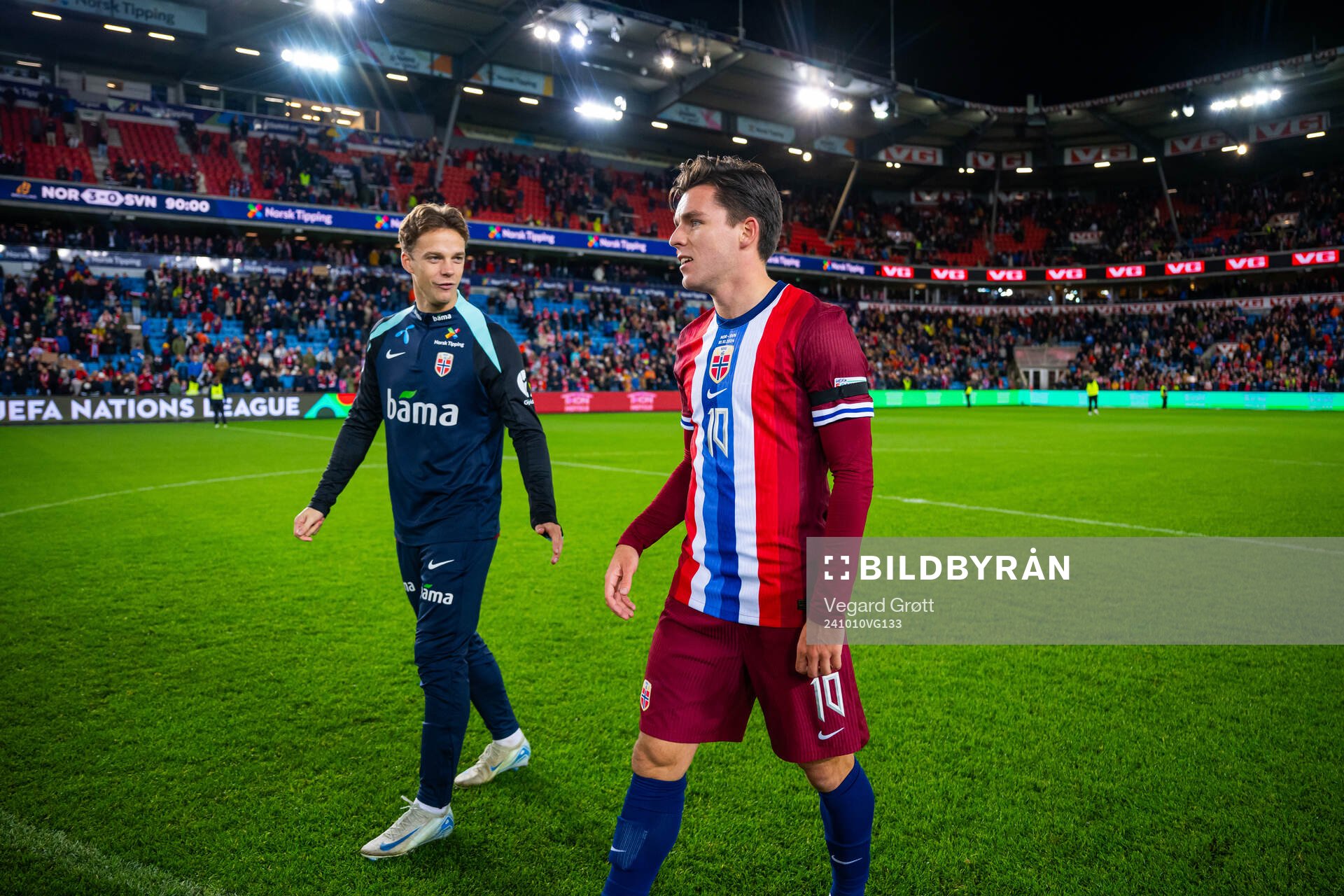 Felix Horn Myhre and Hugo Vetlesen of Norway