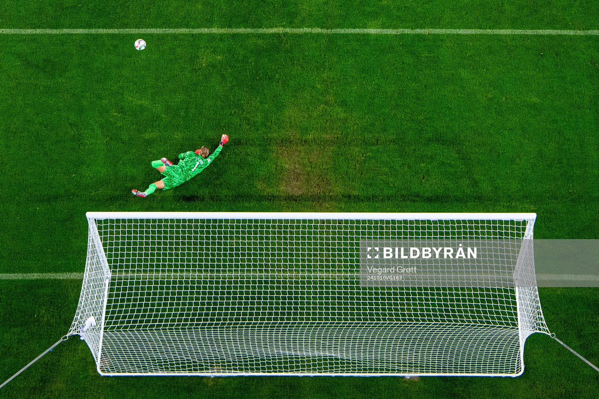 Goalkeeper Ørjan Håskjold Nyland of Norway