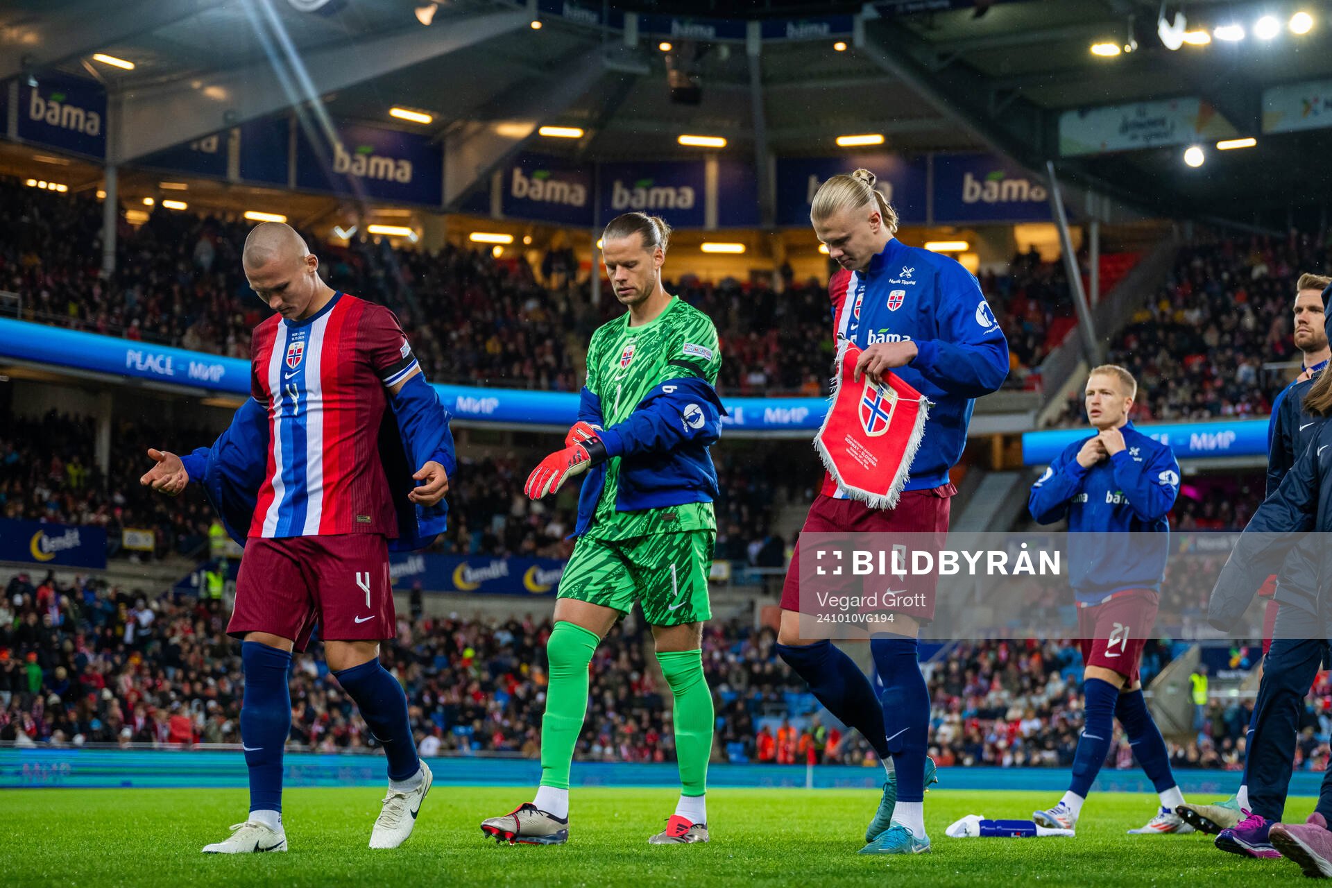 Leo Østigård, goalkeeper Ørjan Håskjold Nyland and