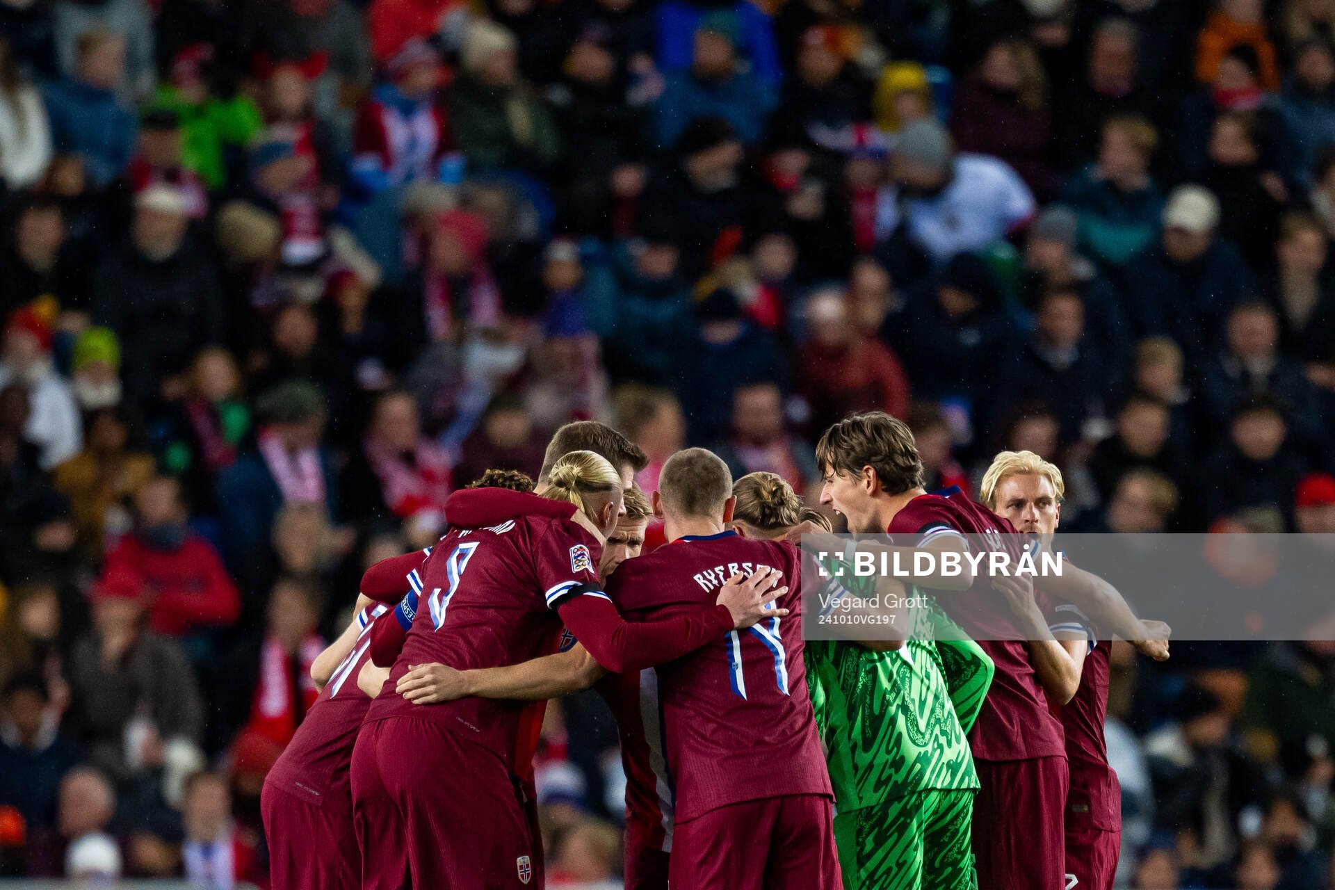 Erling Braut Haaland, Julian Ryerson, Sander Berge, Morten