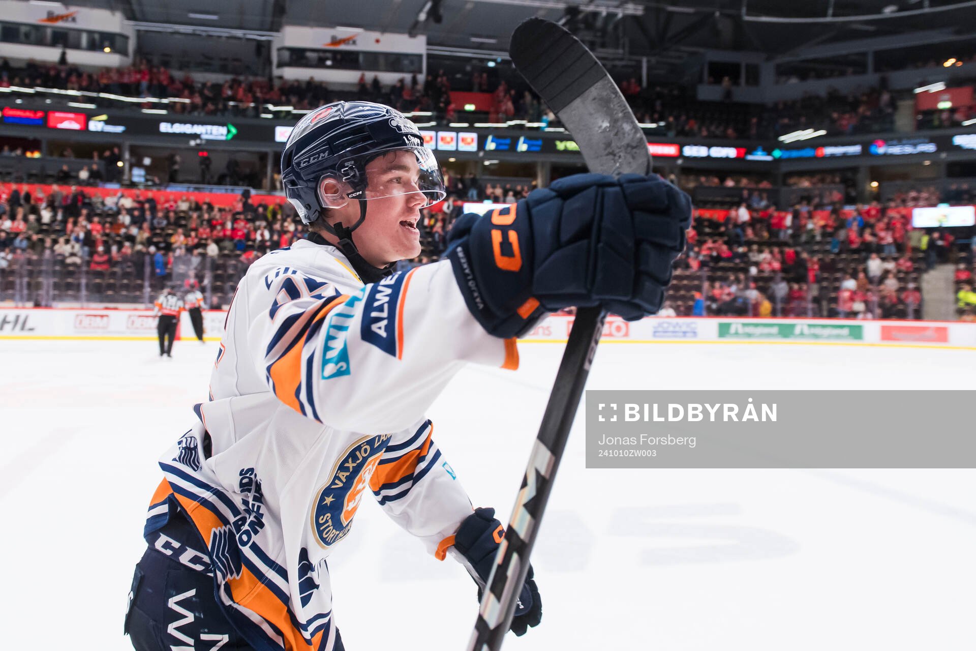 Växjös Filip Eriksson jublar