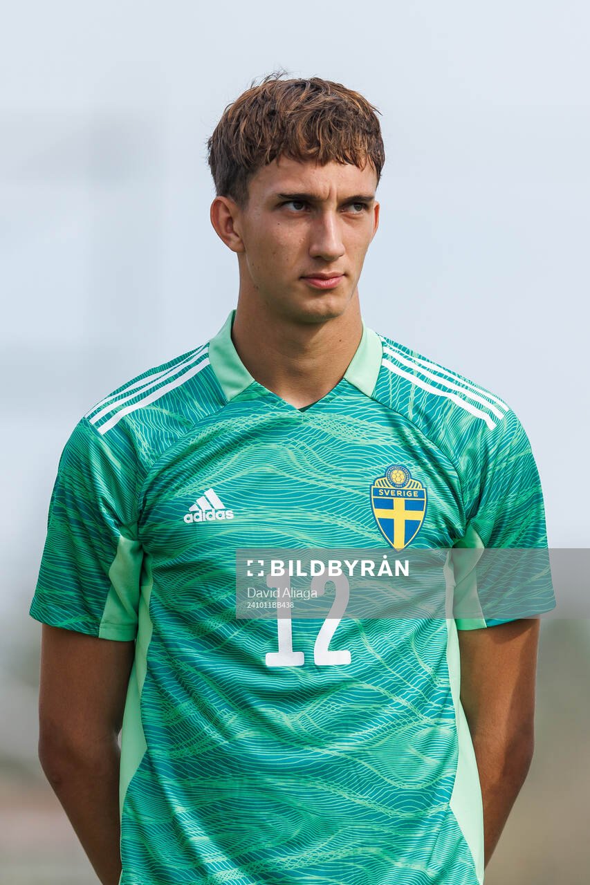 goalkeeper Nils Ramming of Sweden