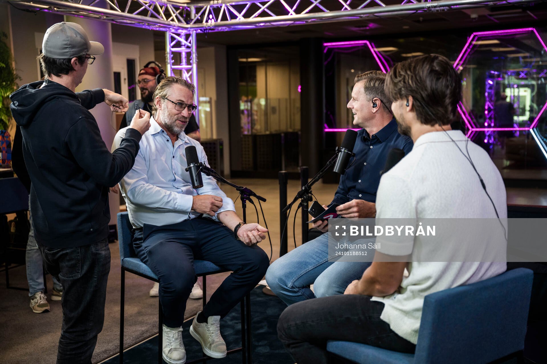 Peter Forsberg, Niklas Jidhe och Jacob Josefson