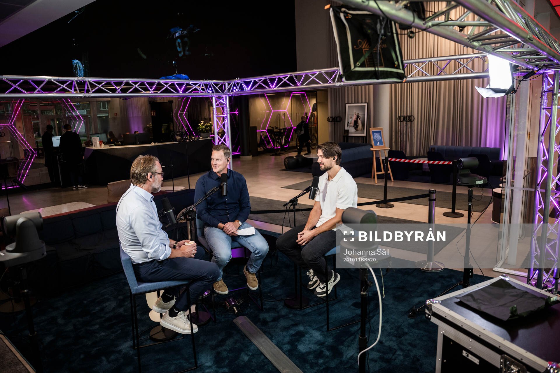 Peter Forsberg, Niklas Jidhe och Jacob Josefson