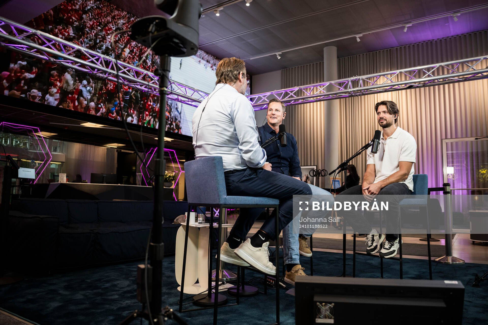 Peter Forsberg, Niklas Jidhe och Jacob Josefson