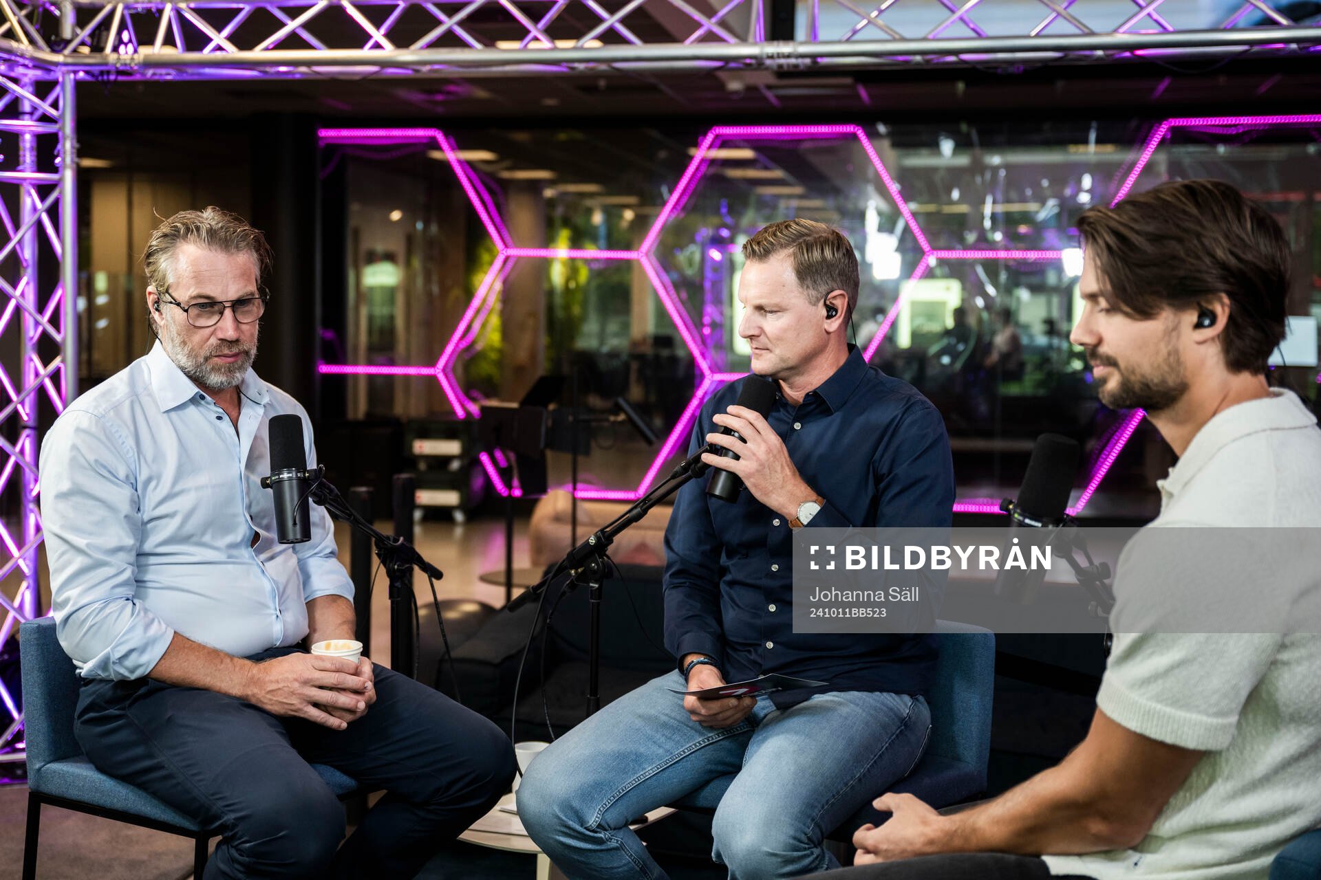 Peter Forsberg, Niklas Jidhe och Jacob Josefson