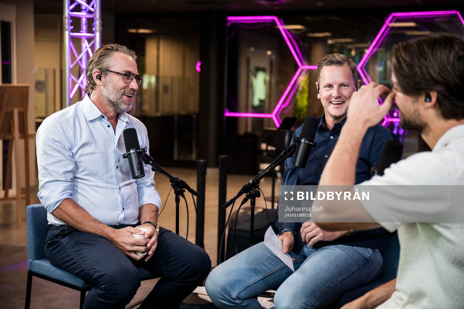 Peter Forsberg, Niklas Jidhe och Jacob Josefson