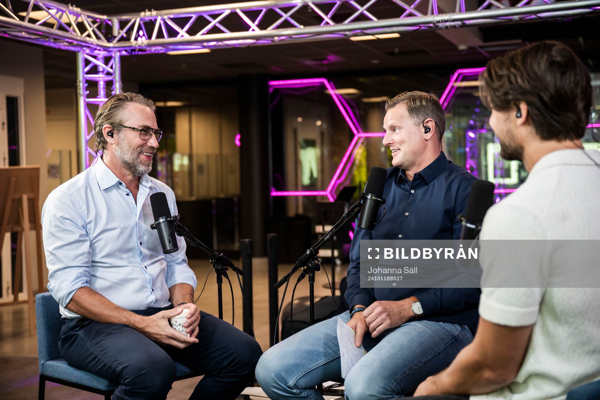 Peter Forsberg, Niklas Jidhe och Jacob Josefson