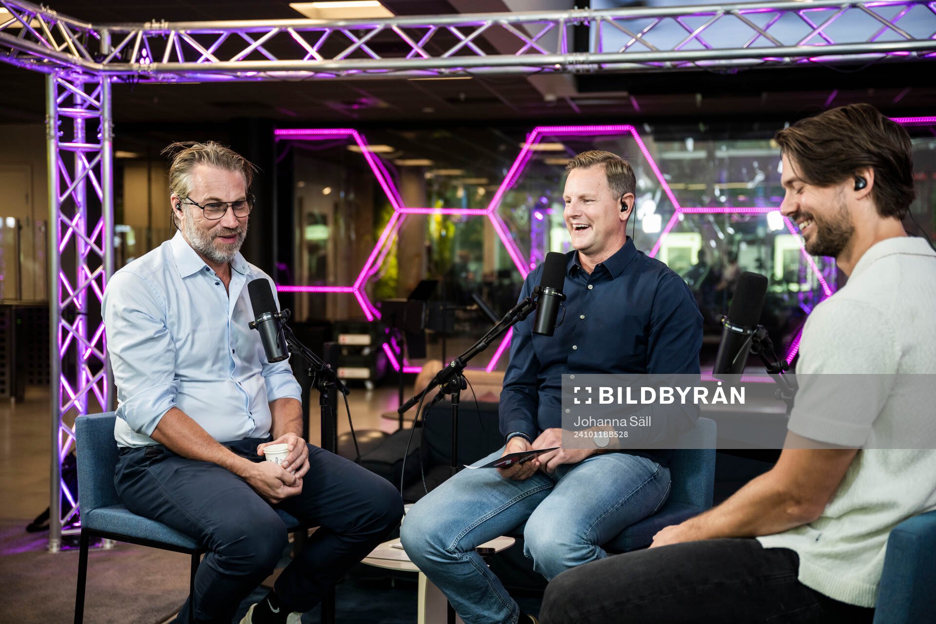 Peter Forsberg, Niklas Jidhe och Jacob Josefson