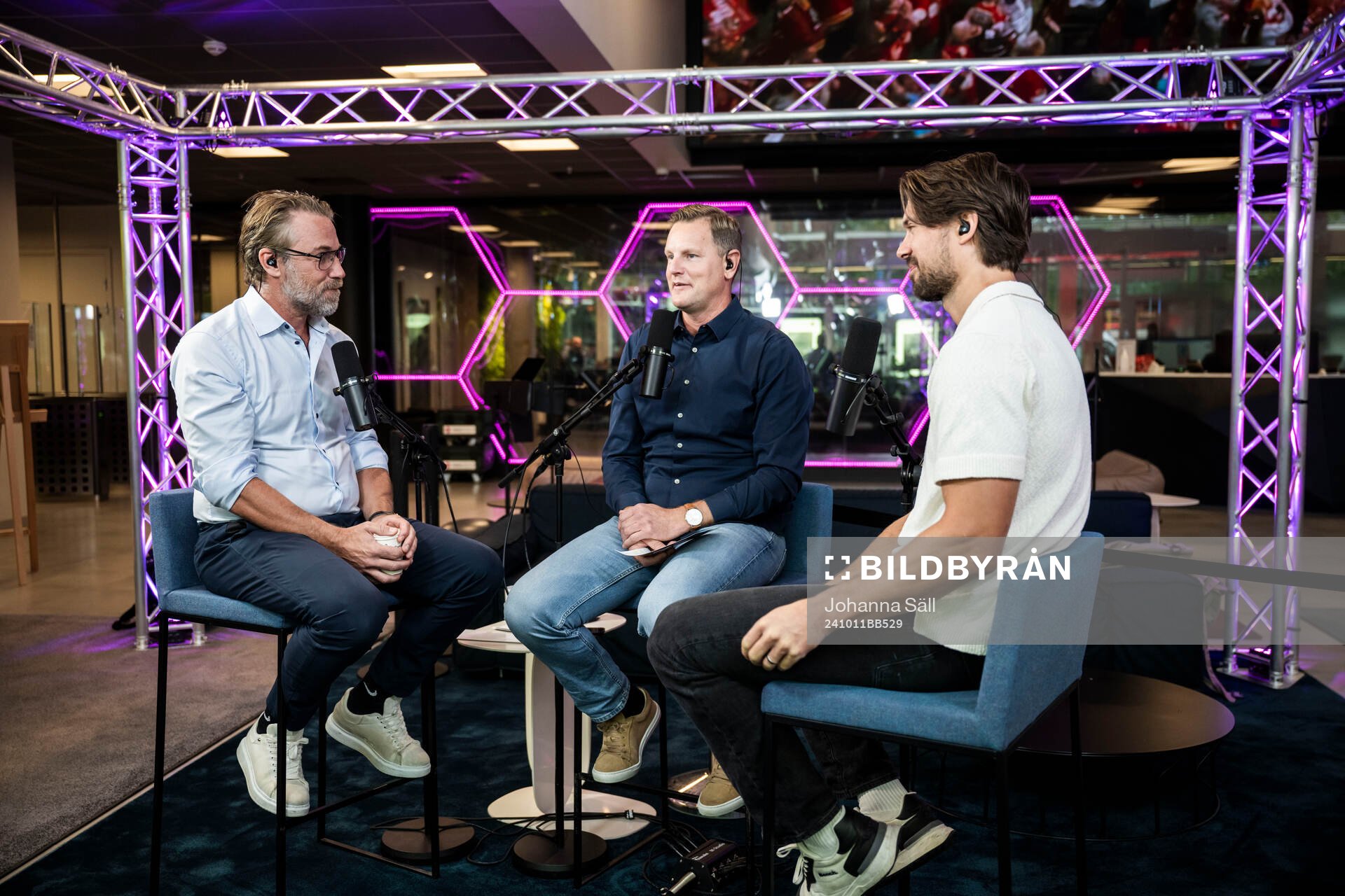 Peter Forsberg, Niklas Jidhe och Jacob Josefson